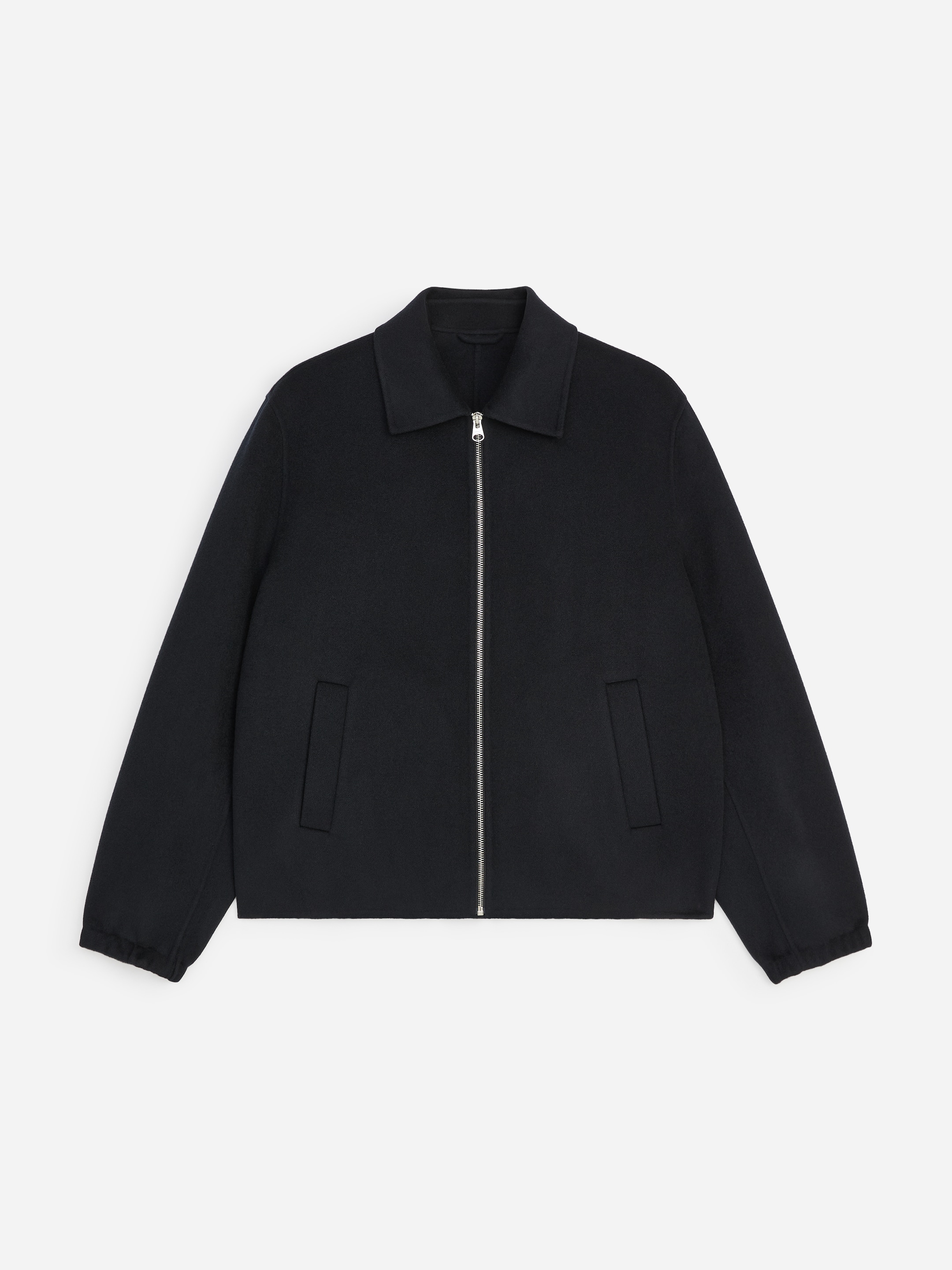 Wool Blend Doublé Jacket - Dark Blue - Regular fit - men - StillMedia/DescriptiveStillLife - 1