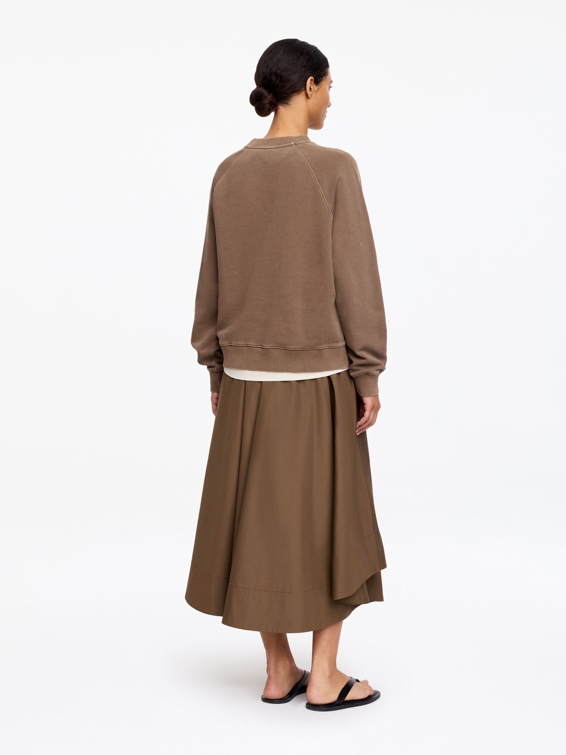 Sudadera de algodón - Marrón - Corte estándar - Women - StillMedia/Lookbook - 10