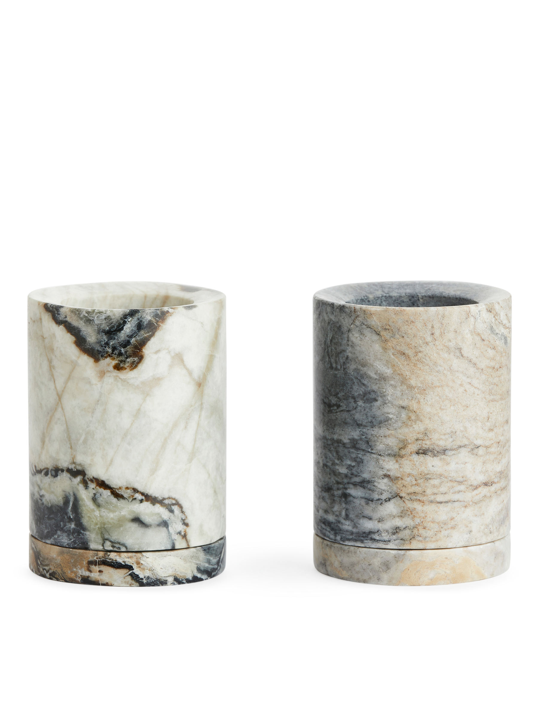 Zahnbürstenbehälter aus Marmor - Meliert - Haushaltswaren - StillMedia/DescriptiveStillLife - 1