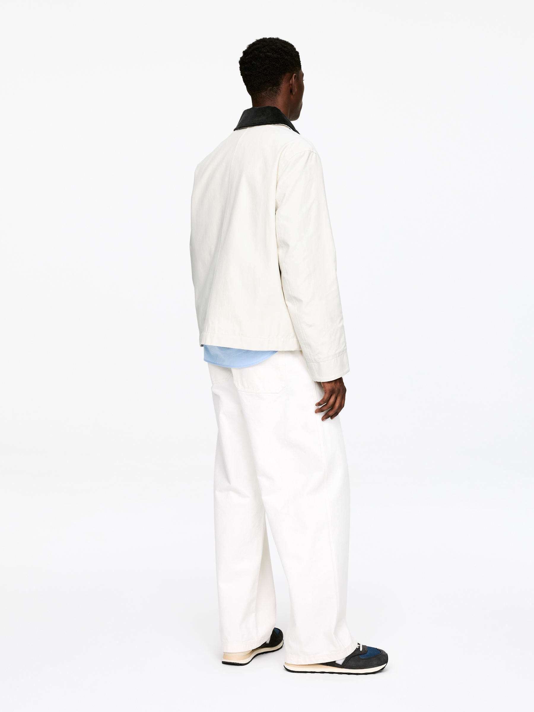 Veste cirée en nylon et coton - Beige clair - Regular fit - Homme - StillMedia/Lookbook - 7