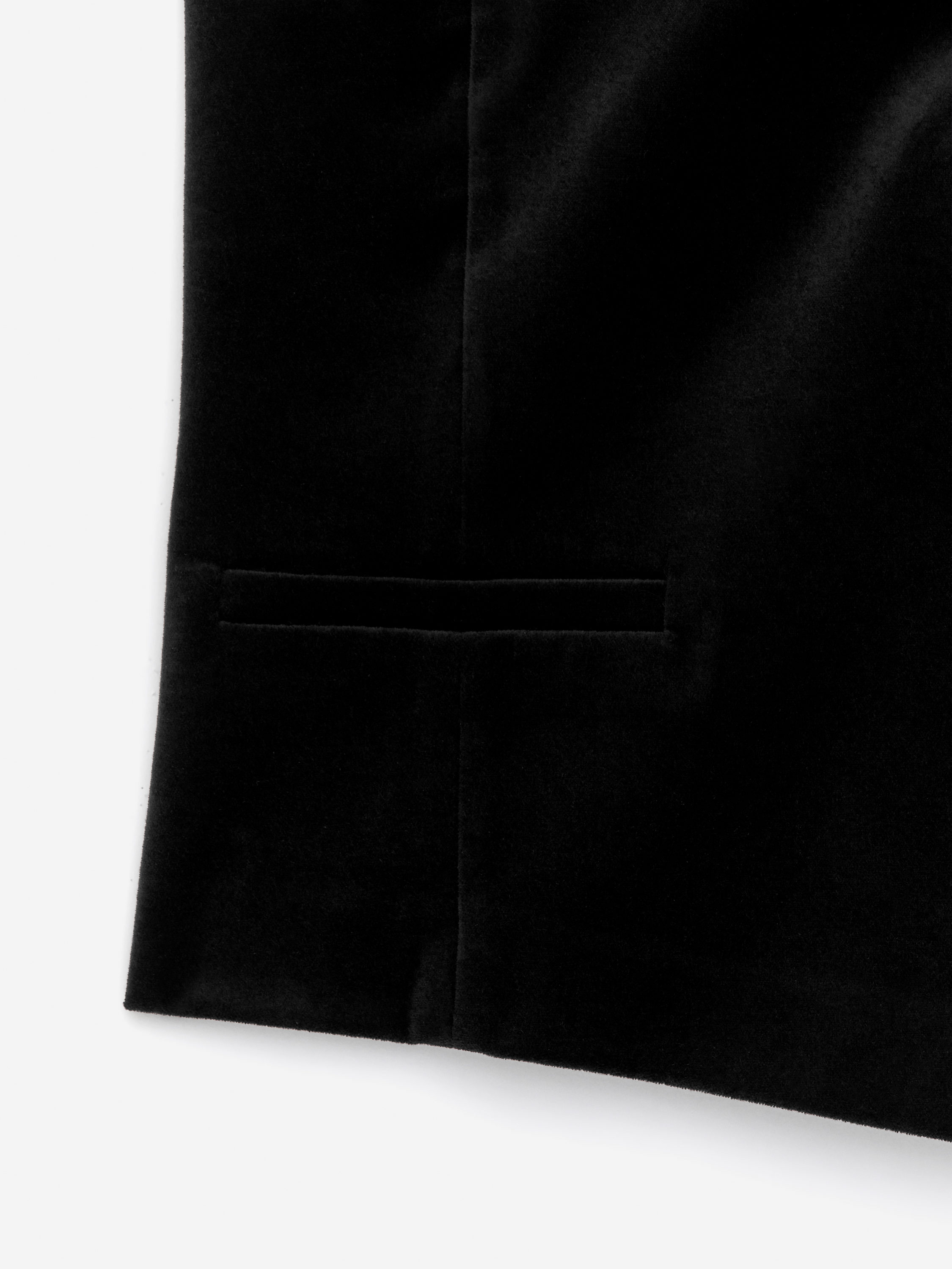 Velvet Vest - Black - Regular fit - Women - StillMedia/DescriptiveDetail - 1