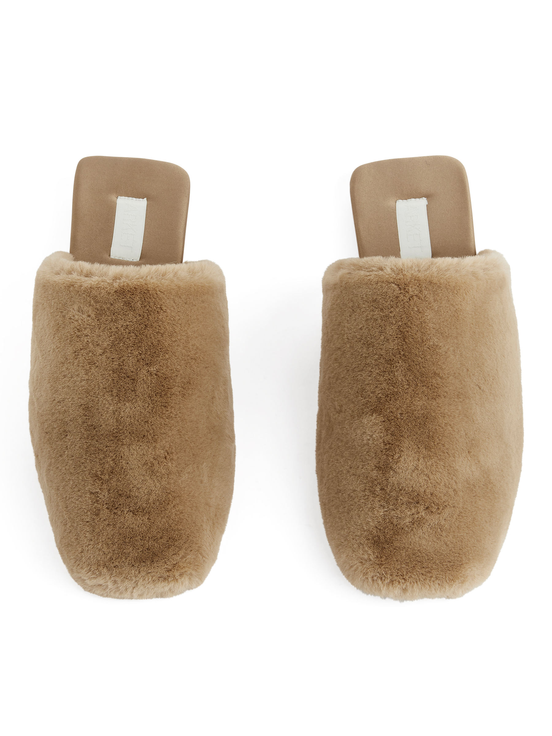 Faux Fur Slippers - Beige - Women - StillMedia/DescriptiveStillLife - 4