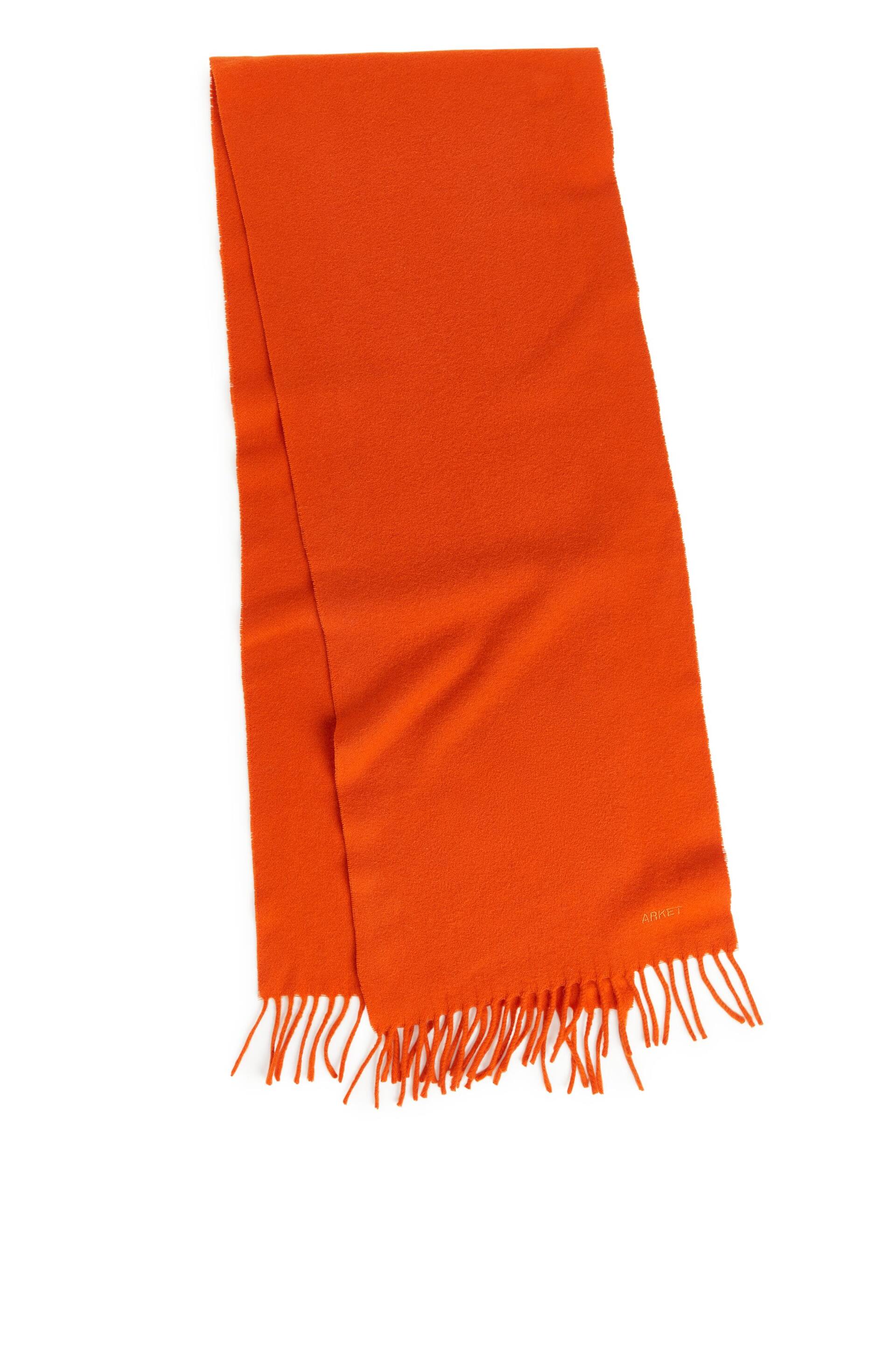 View larger image: Woven Cashmere Scarf - Orange - Men | H&M GB 1