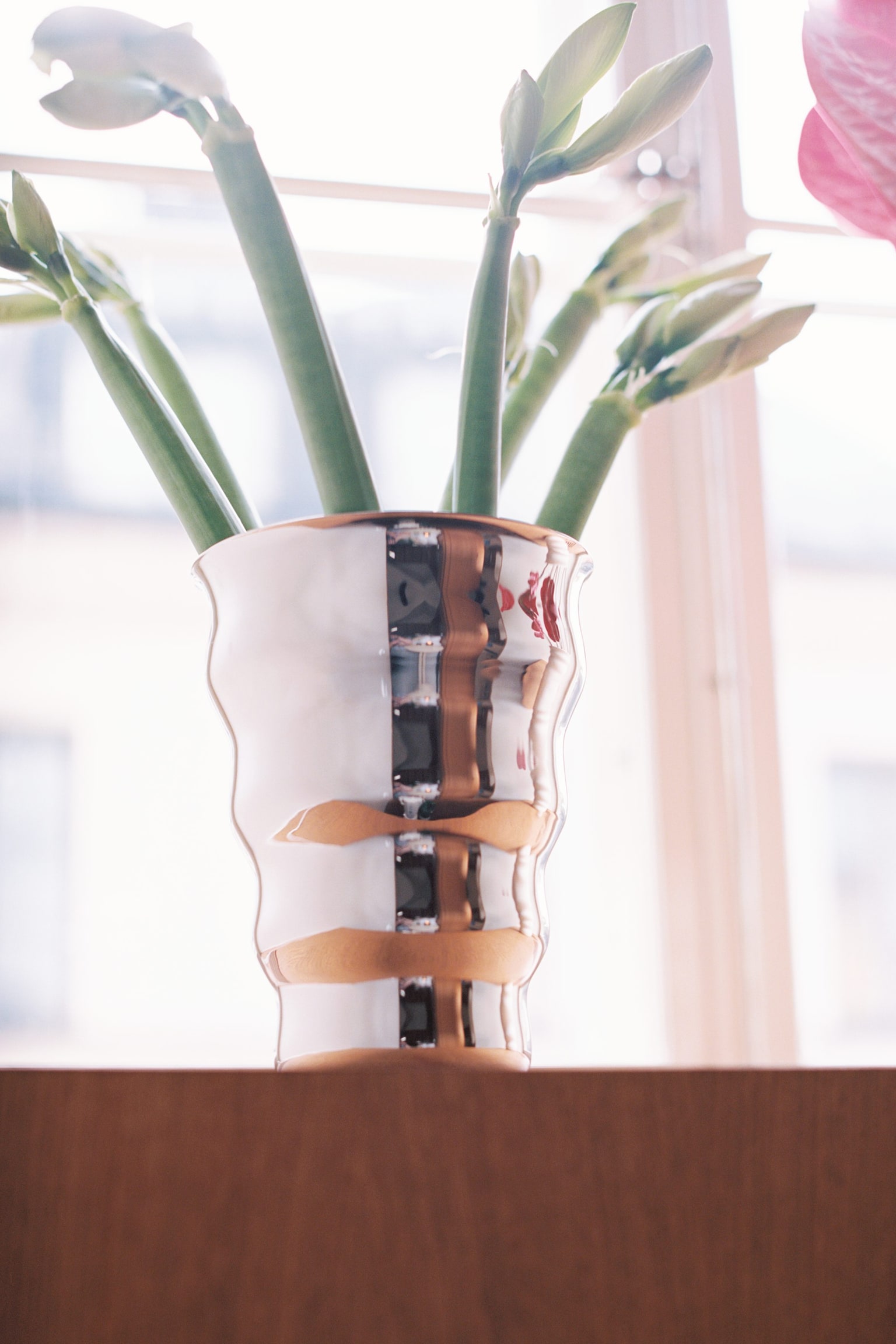 Edelstahlvase, 22 cm - Silber - 2