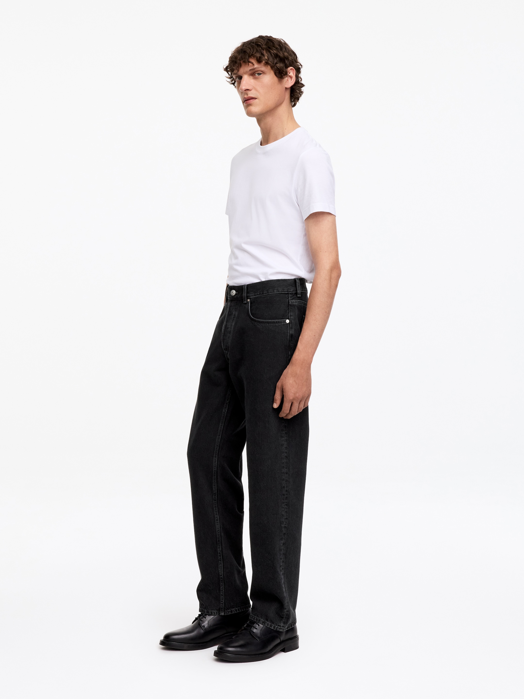 Jean droit ample OCEAN - Noir - Loose fit - Homme - StillMedia/Lookbook - 24