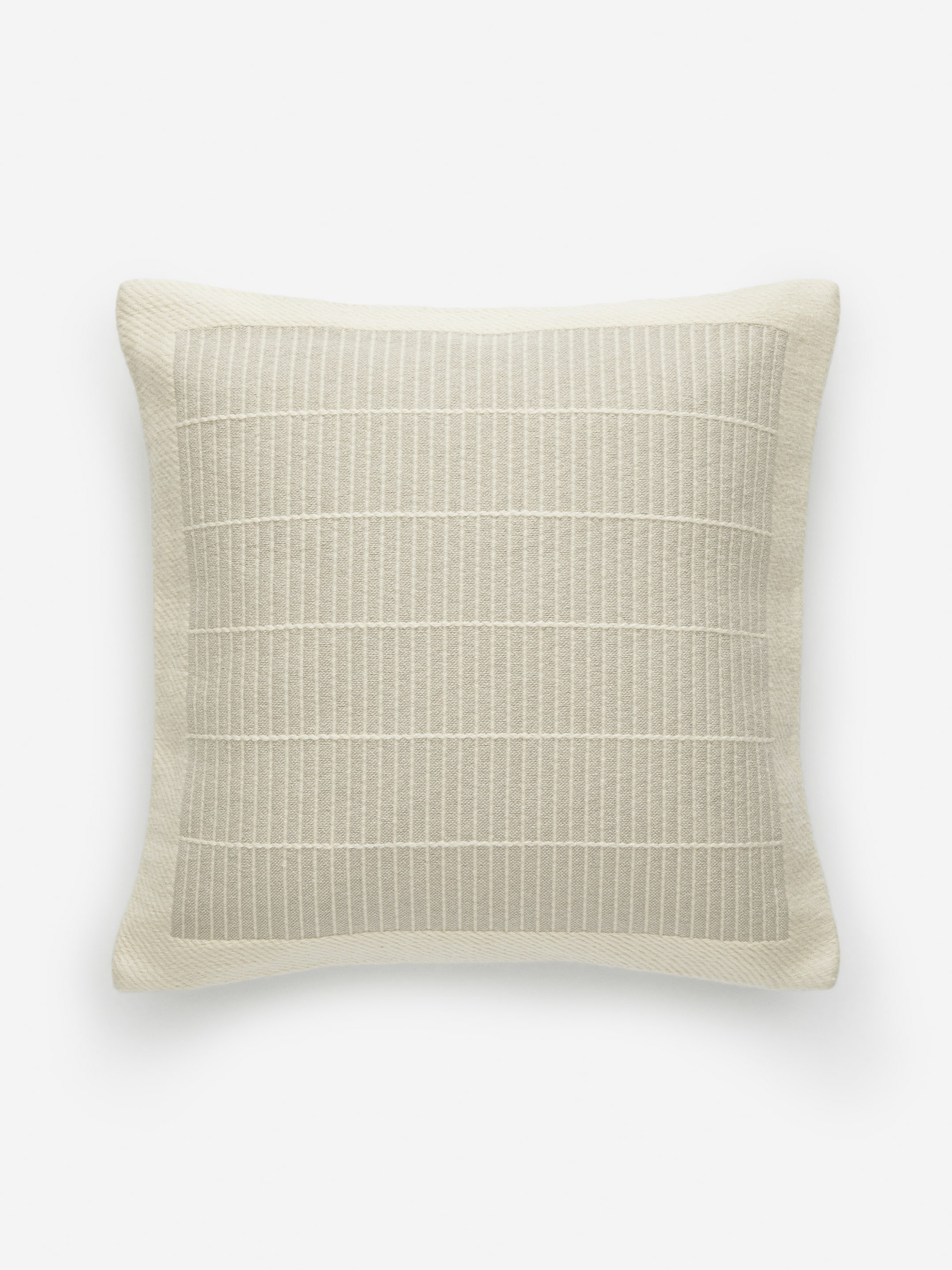 Visa större bild: Kuddfodral i ull och bomull 50 x 50 cm - Beige - Home All | H&M SE 2
