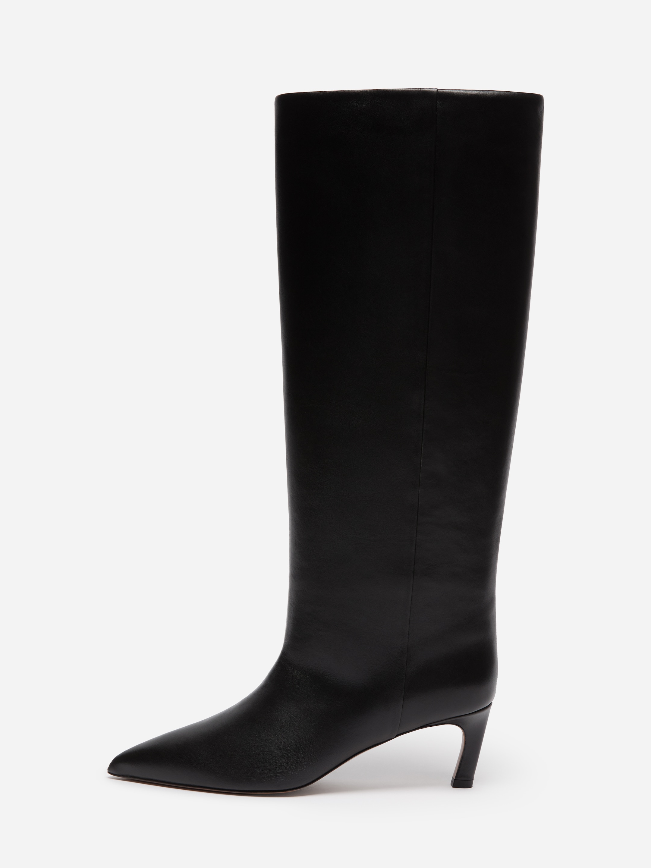 Botas de piel de caña alta - Negro - women - StillMedia/DescriptiveStillLife - 2