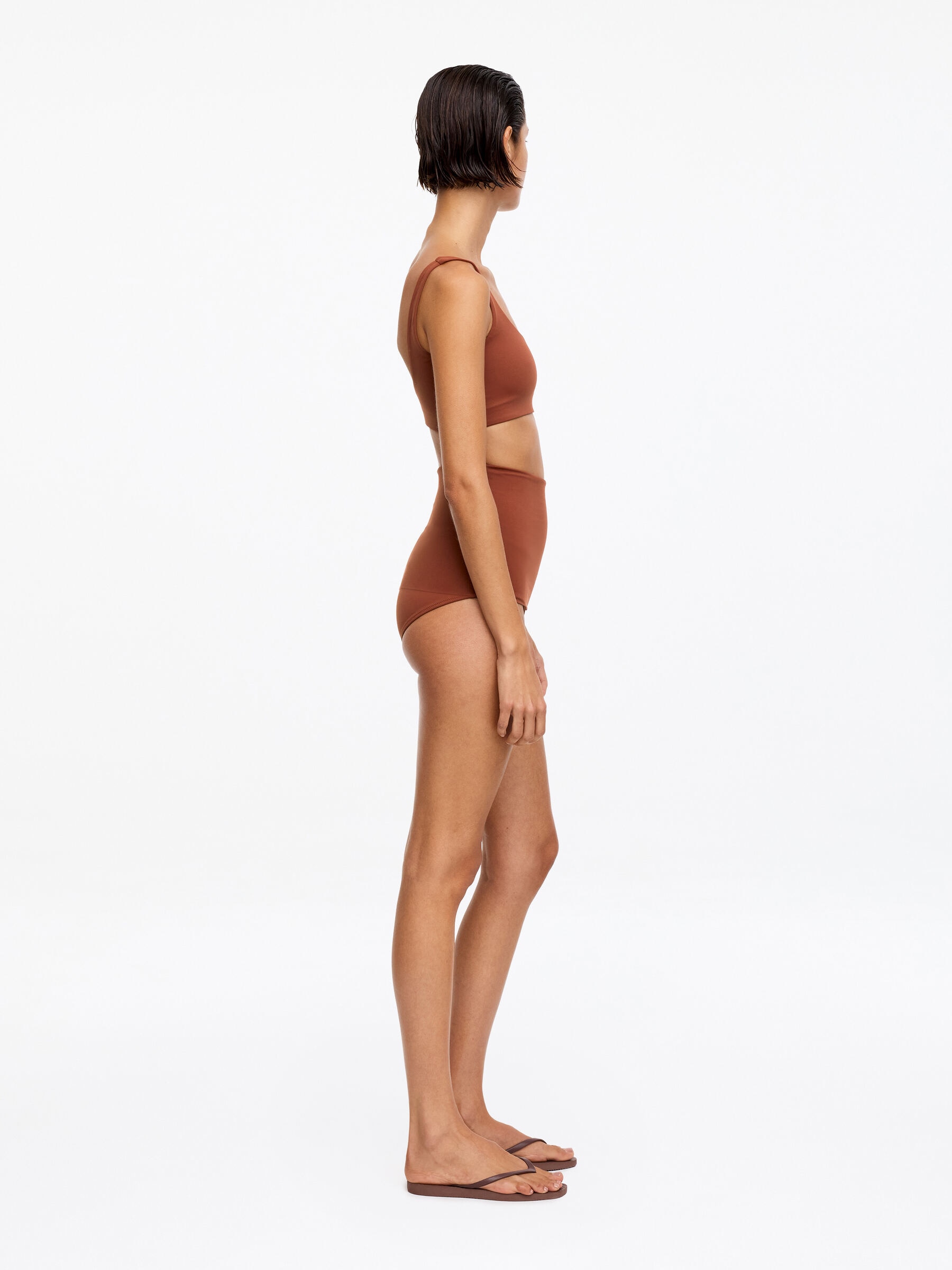 Sportowa góra od bikini - Brązowy - Women - StillMedia/Lookbook - 4