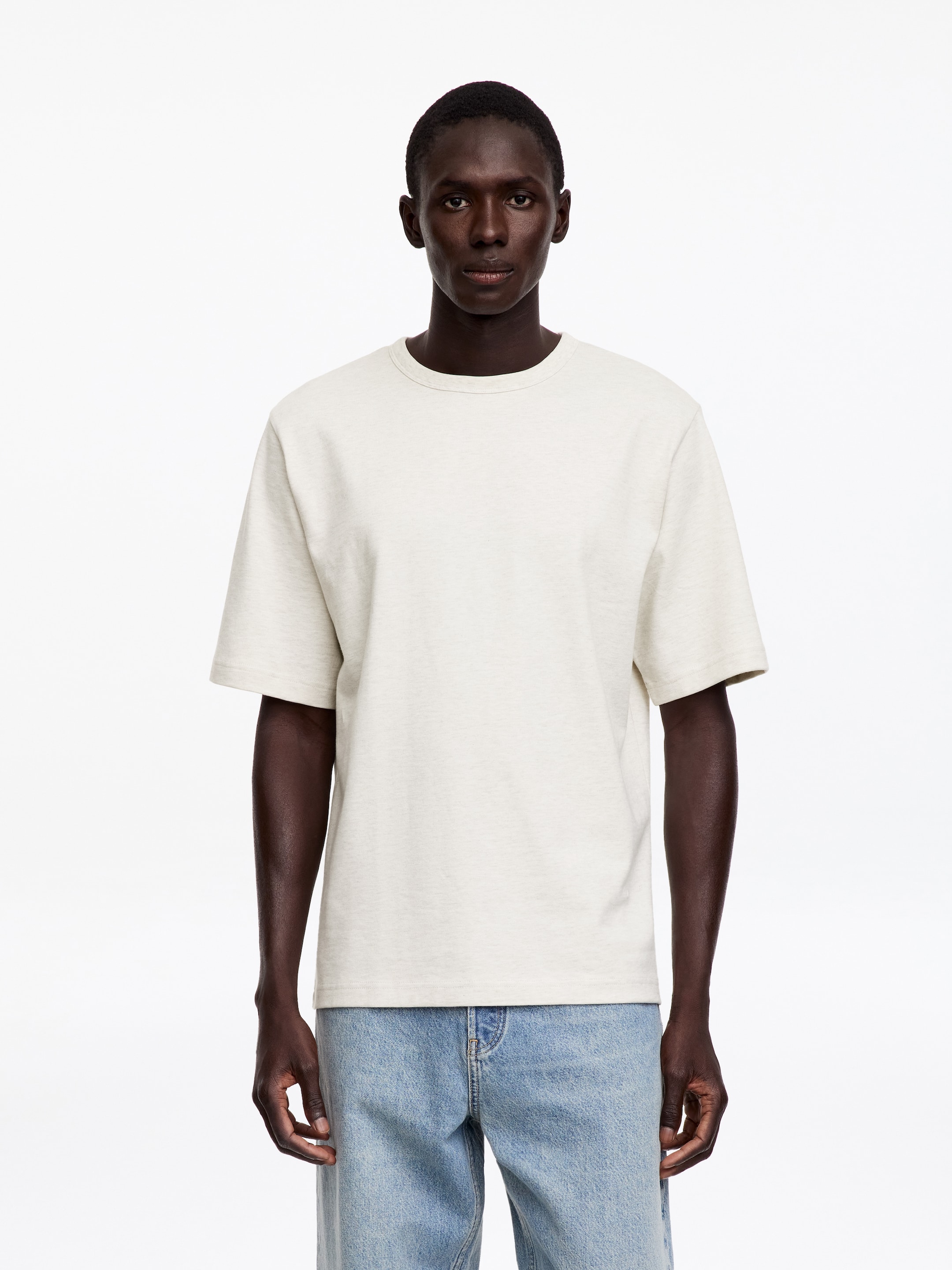 270 GSM Oversized T-Shirt-White-14128