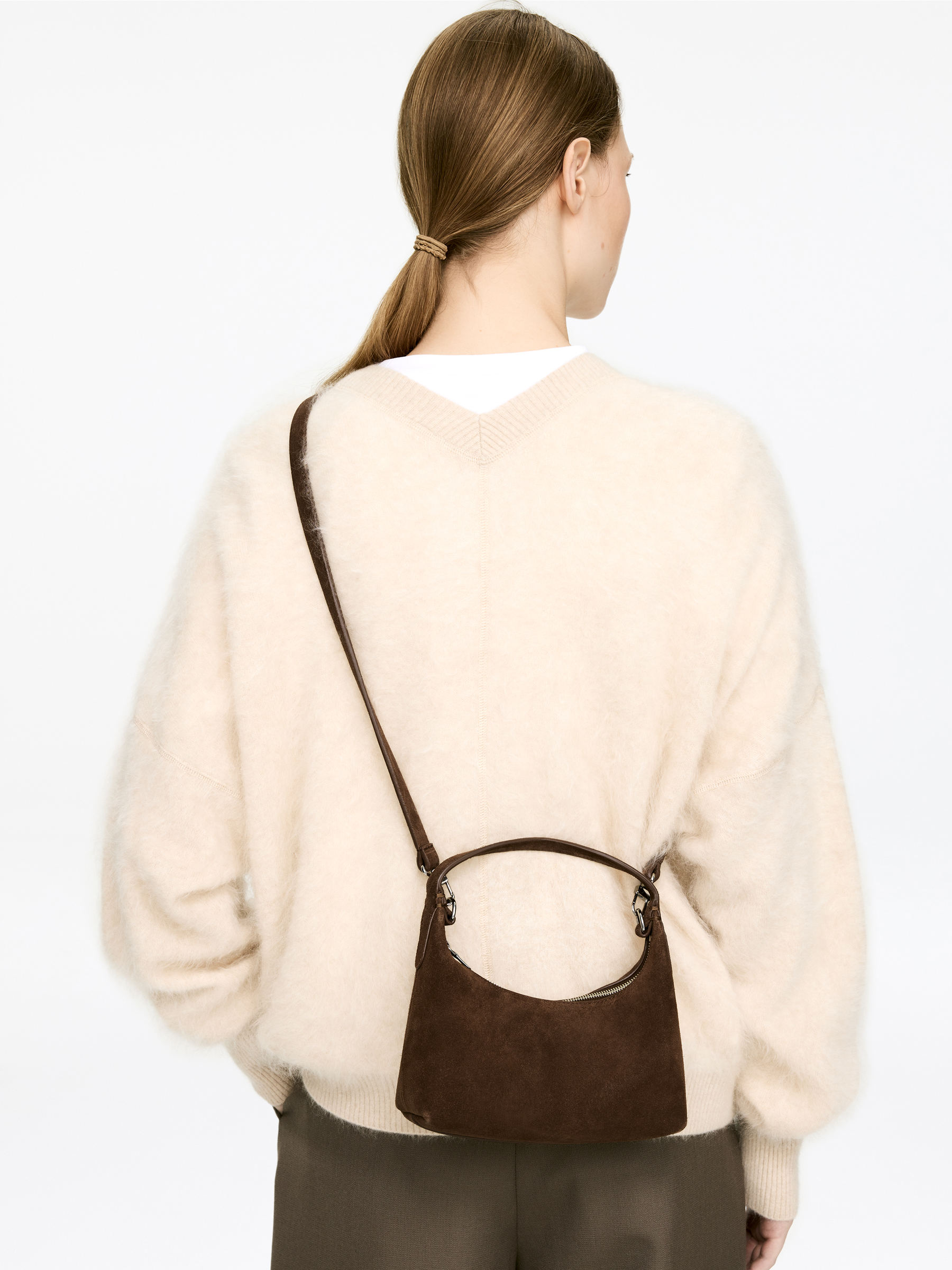 Petit sac en daim - Marron - Femme - StillMedia/Lookbook - 7
