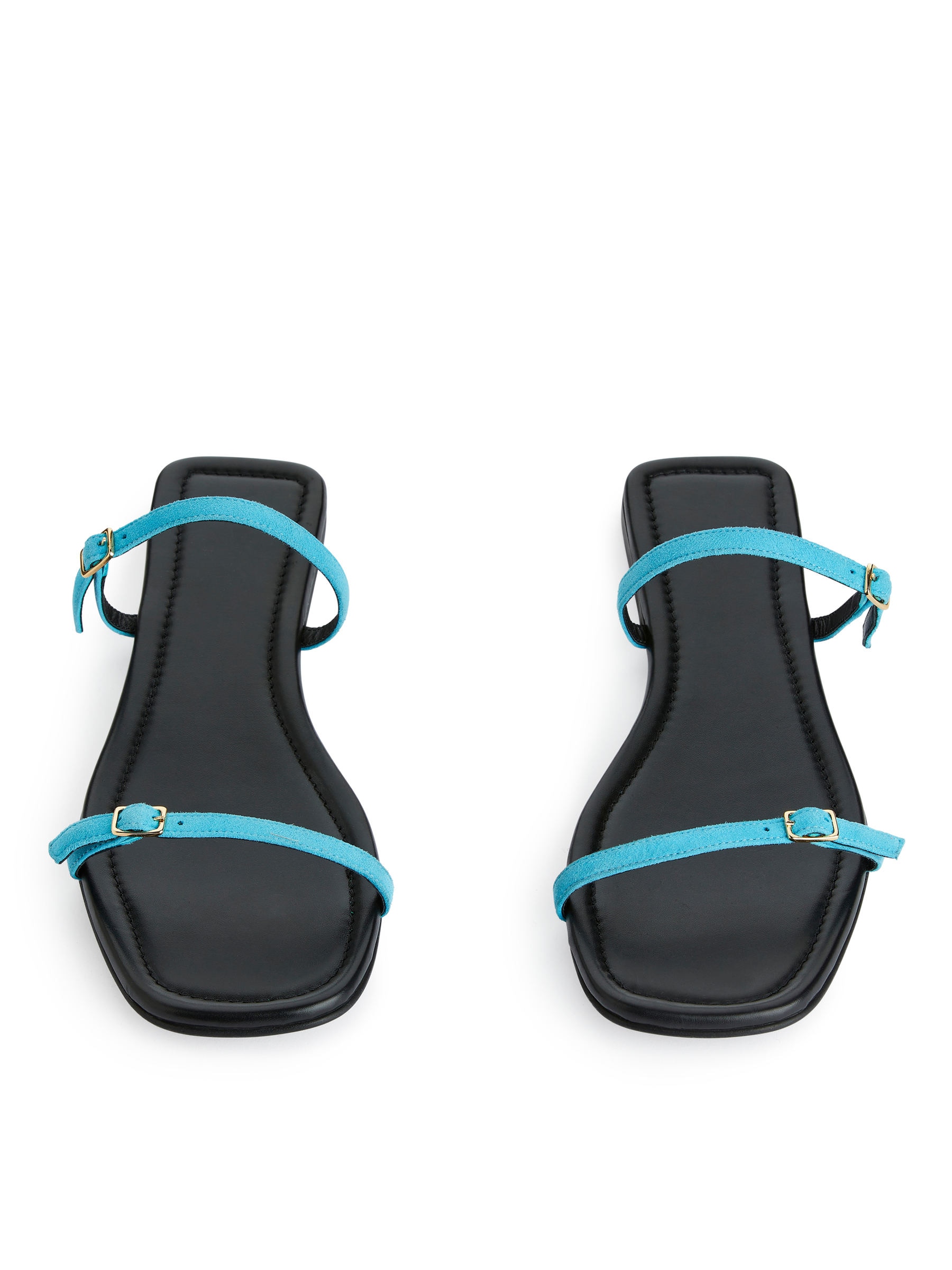 Leather Sandals - Light Turquoise - Women - StillMedia/DescriptiveStillLife - 1