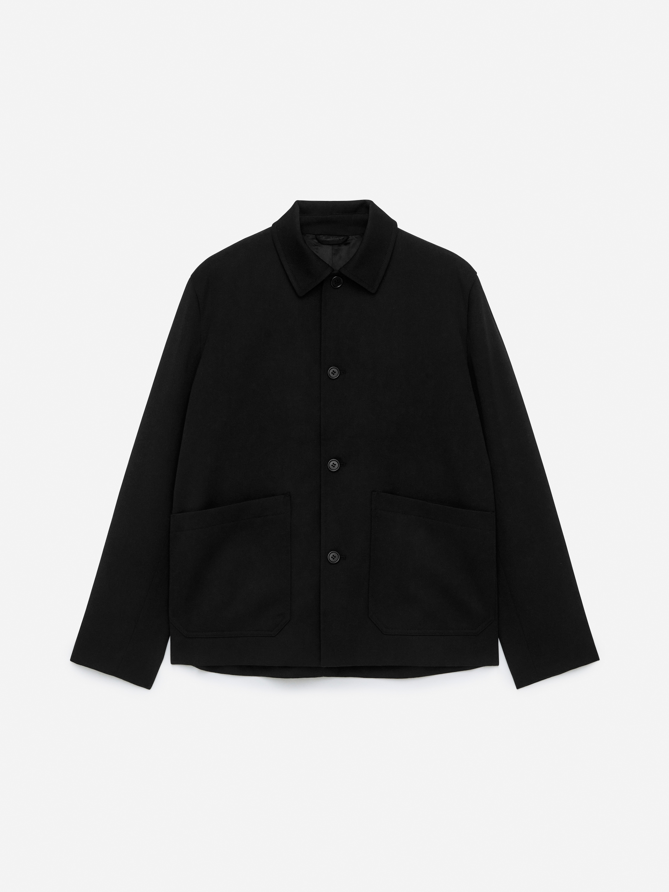 Veste en laine et coton - Noir - Regular fit - Homme - StillMedia/DescriptiveStillLife - 1