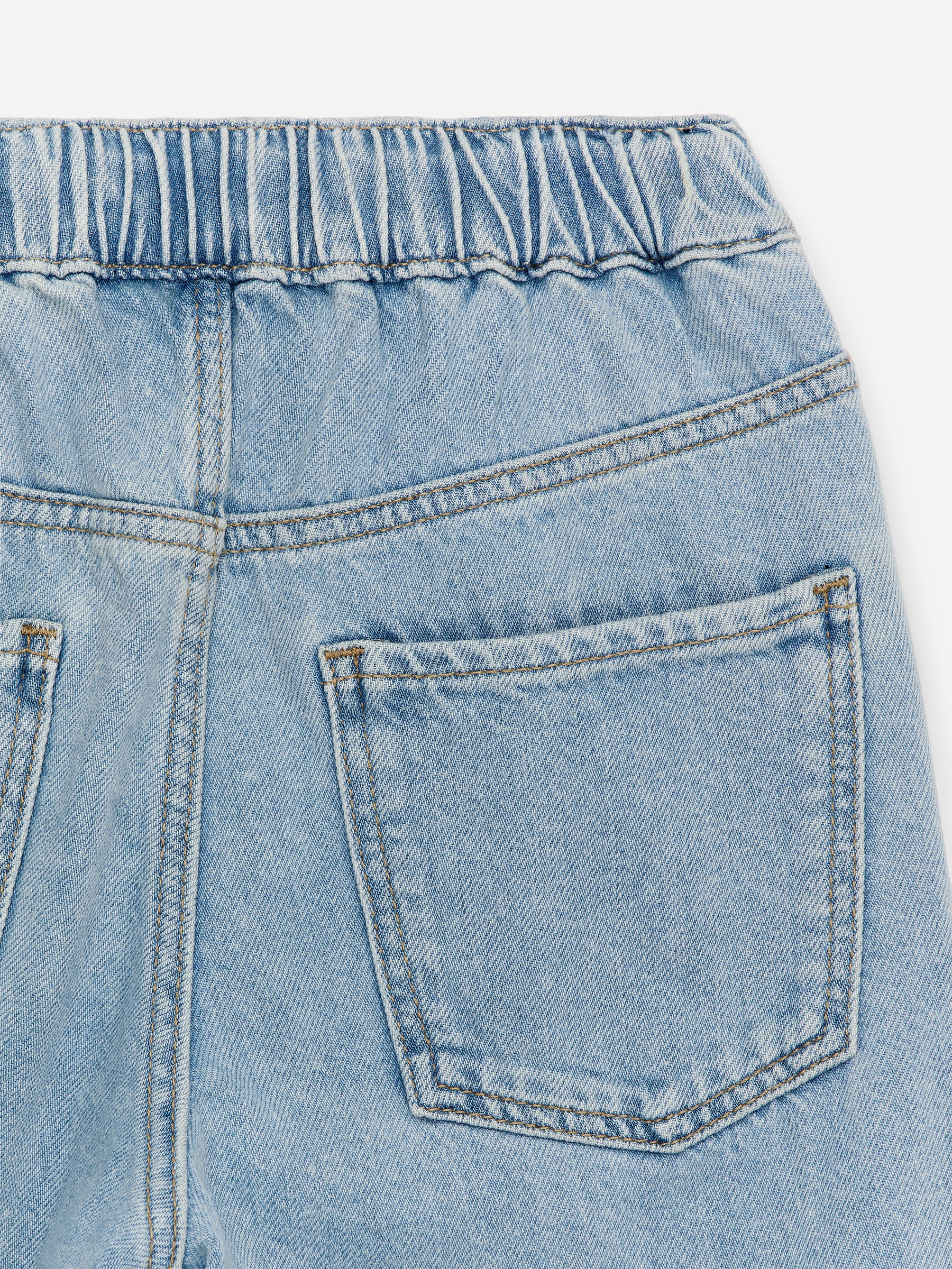 Pull-On Denim Trousers - Light Blue - Relaxed fit - Children - StillMedia/DescriptiveDetail - 3