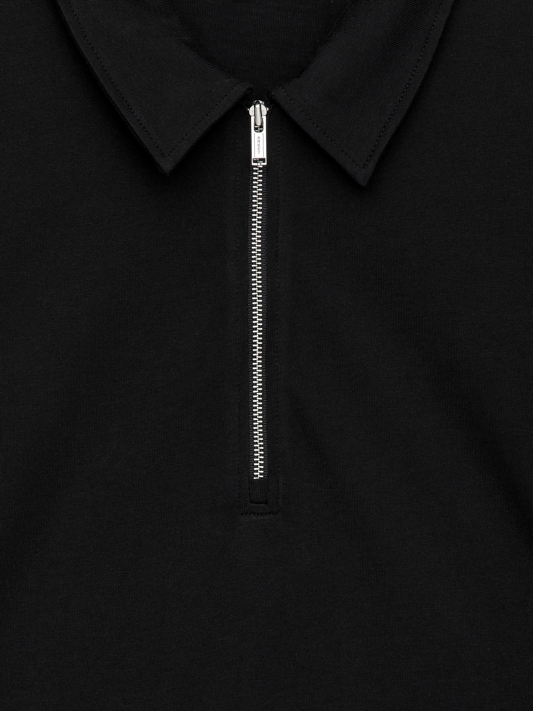 Half-Zip Top - Black - Slim fit - Women - StillMedia/DescriptiveDetail - 1