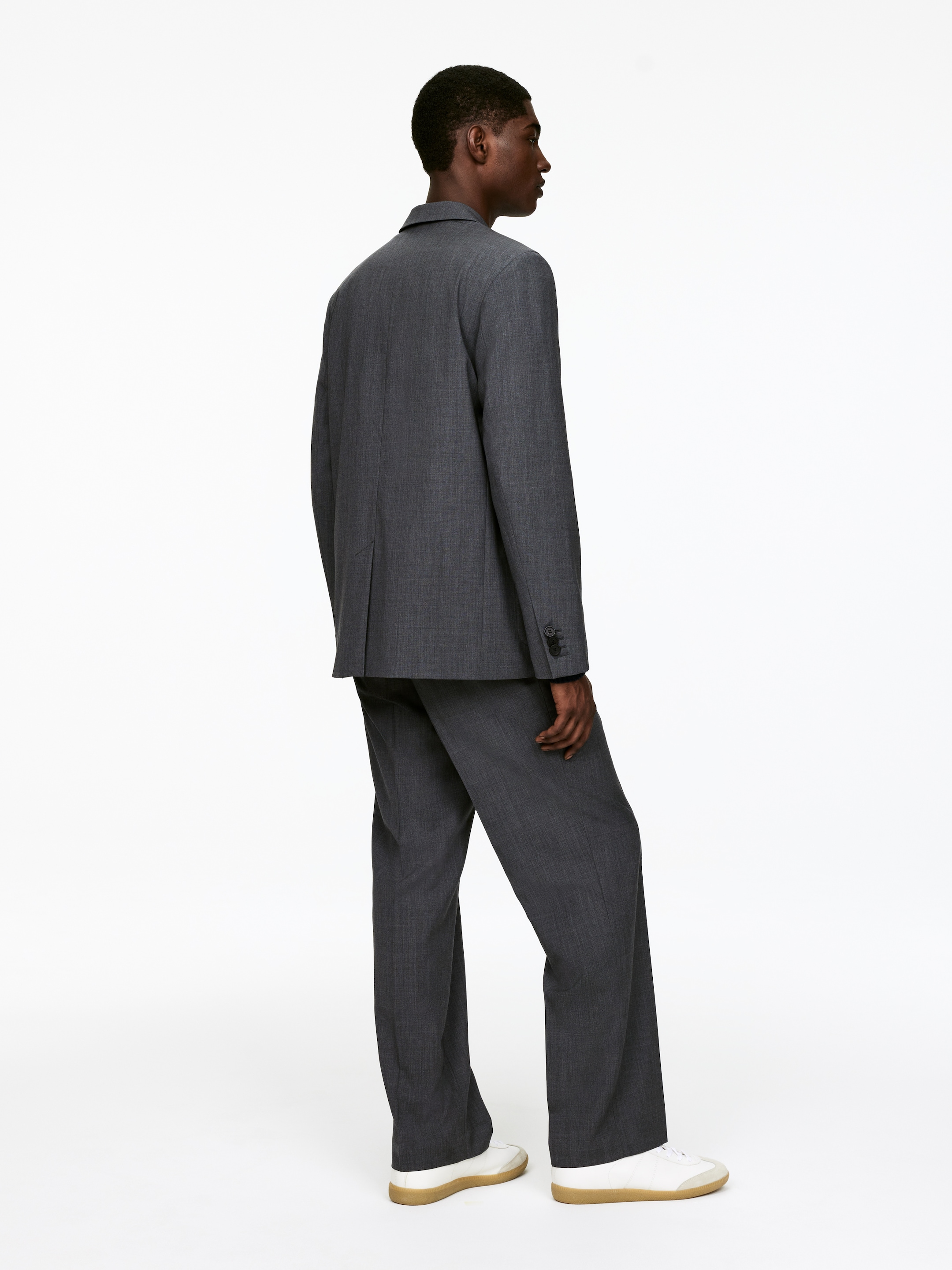 Visualizza immagine più grande: Blazer in lana - Grigio mélange - UOMO | H&M IT 4
