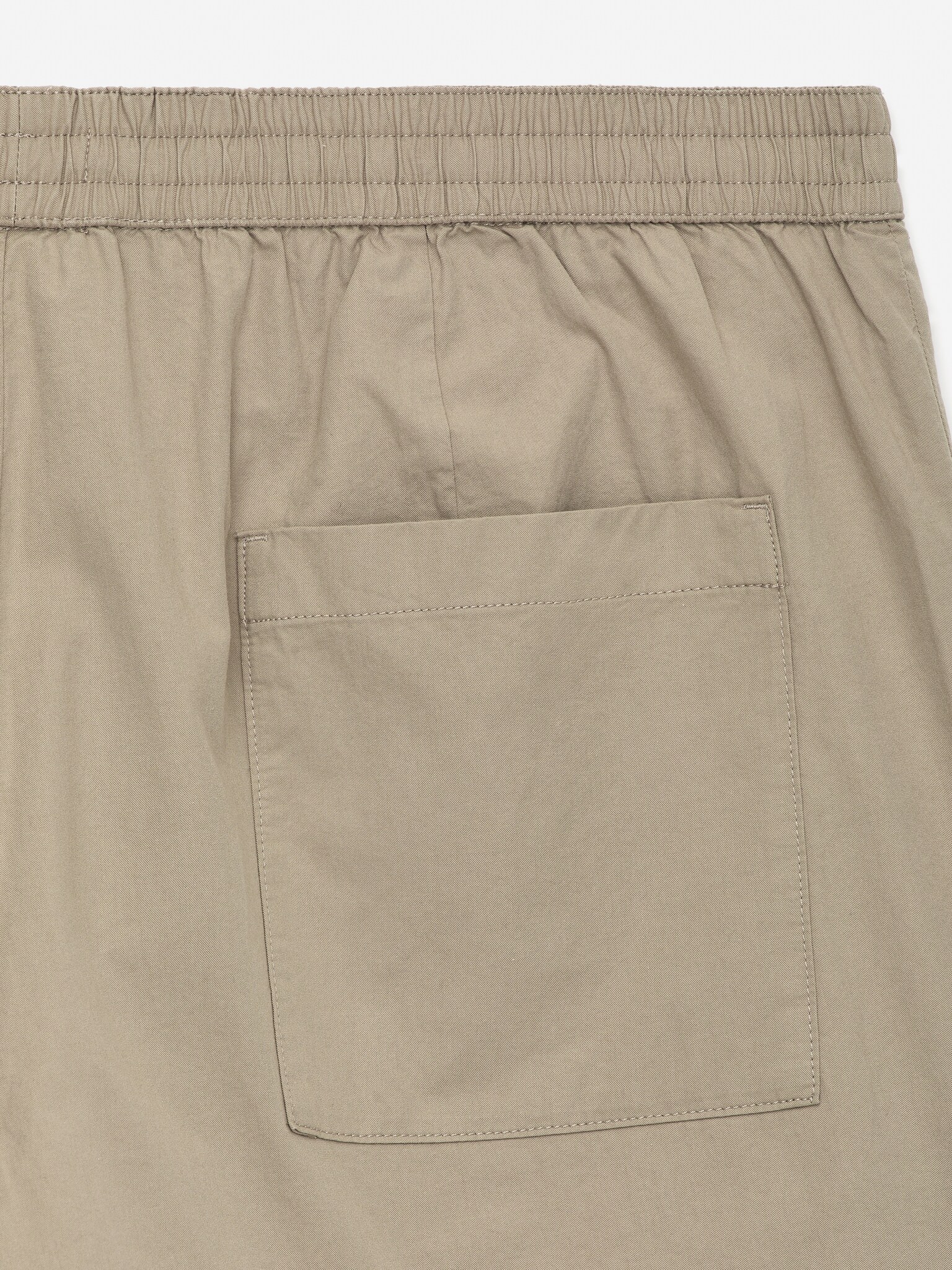 Short en coton - Taupe/Bleu foncé/Bordeaux - 6