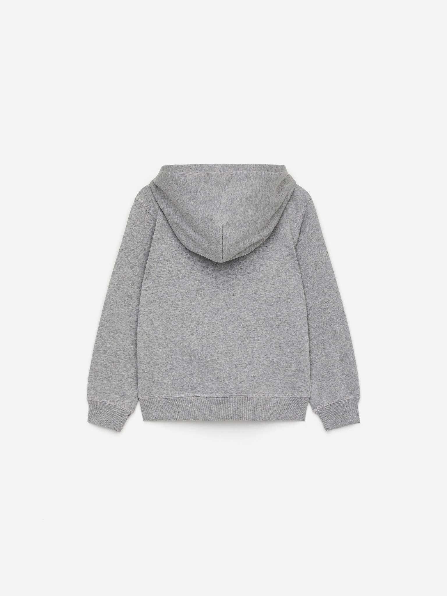 Hooded Sweatshirt - Grey Melange - 3