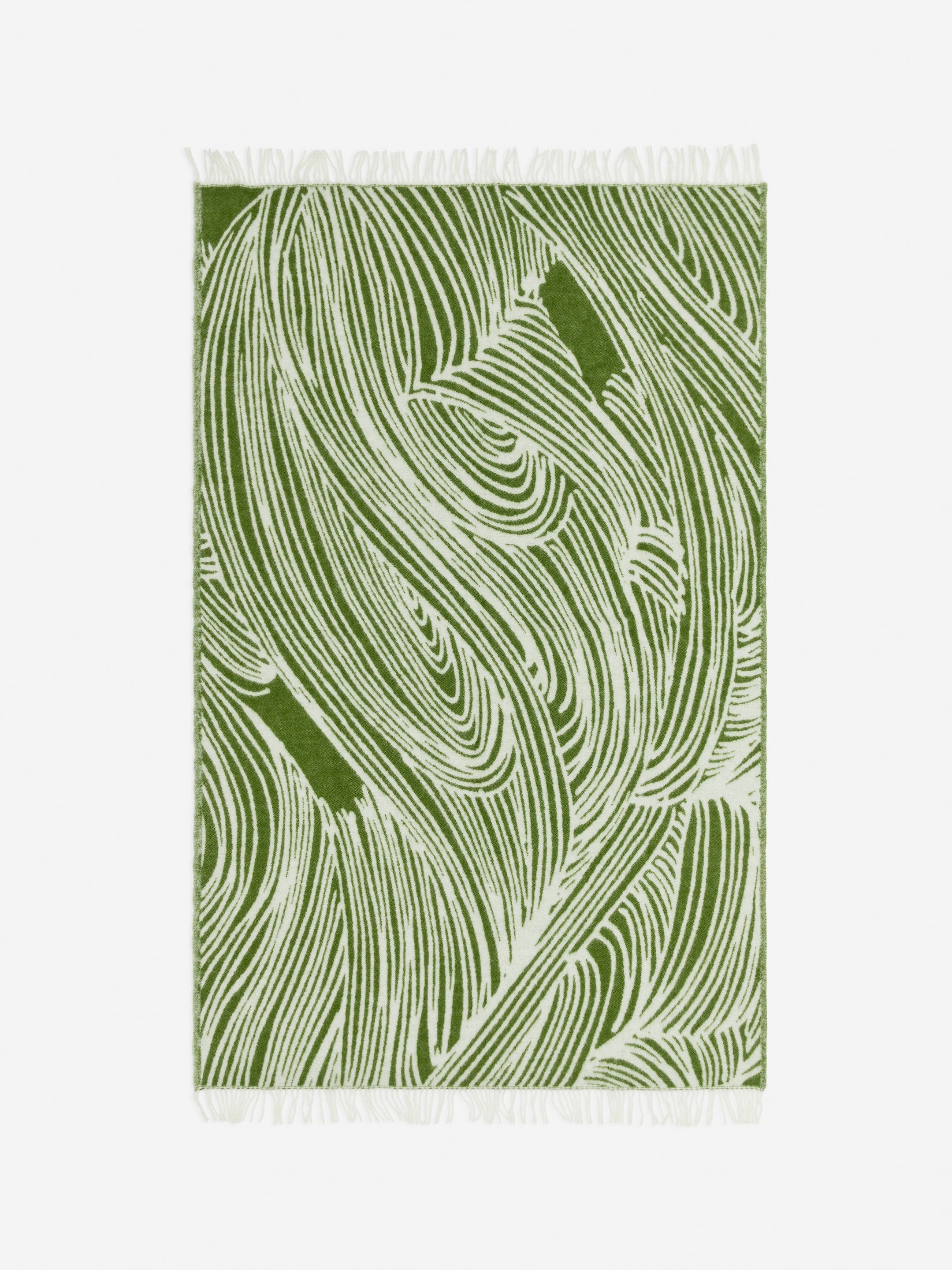 Klippan Wool Blanket - Green/Off White - Homeware - StillMedia/DescriptiveStillLife - 2