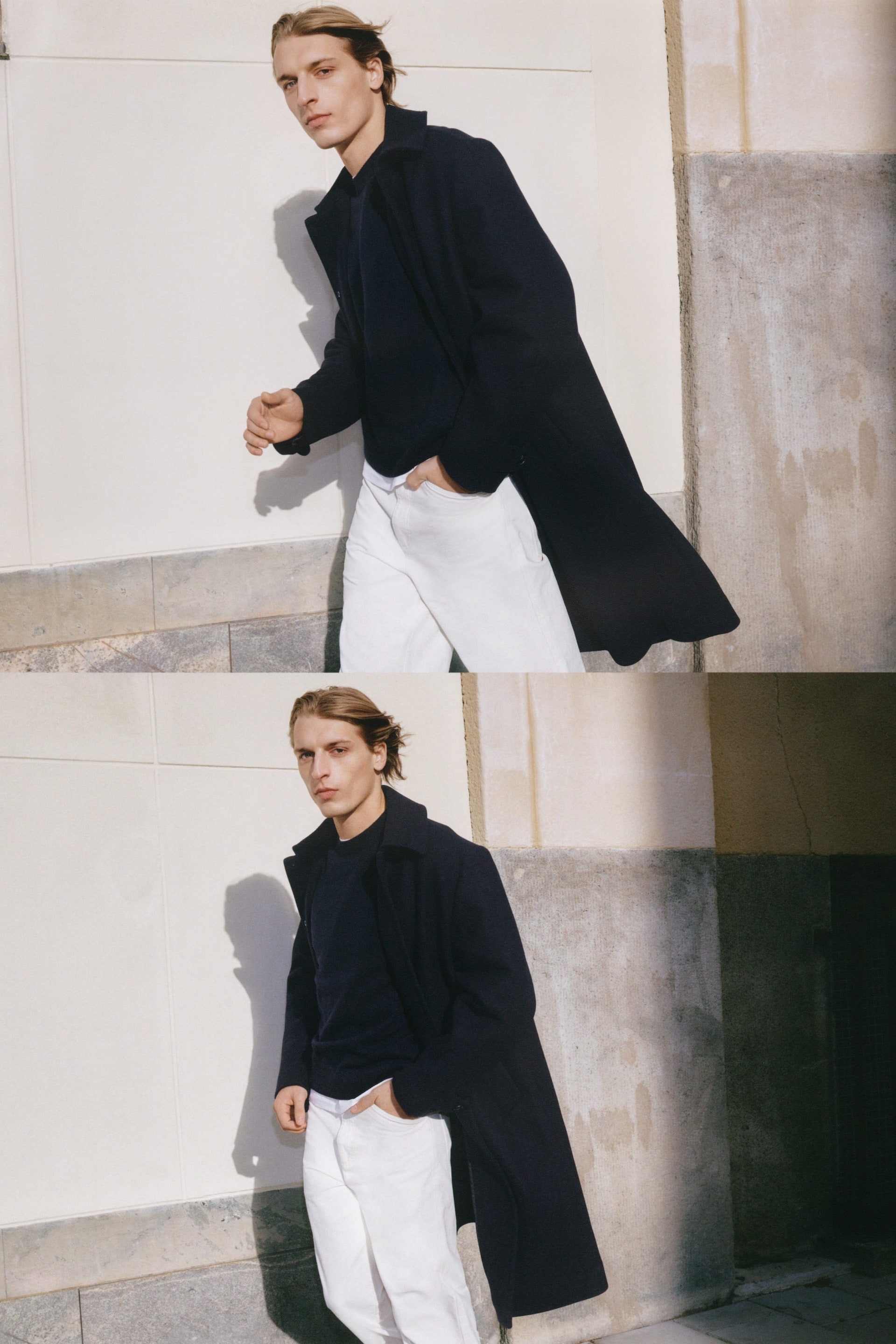 Zobacz większy obraz: Sweter z czystego kaszmiru z okrągłym dekoltem - Ciemnoniebieski - ON | H&M PL 1