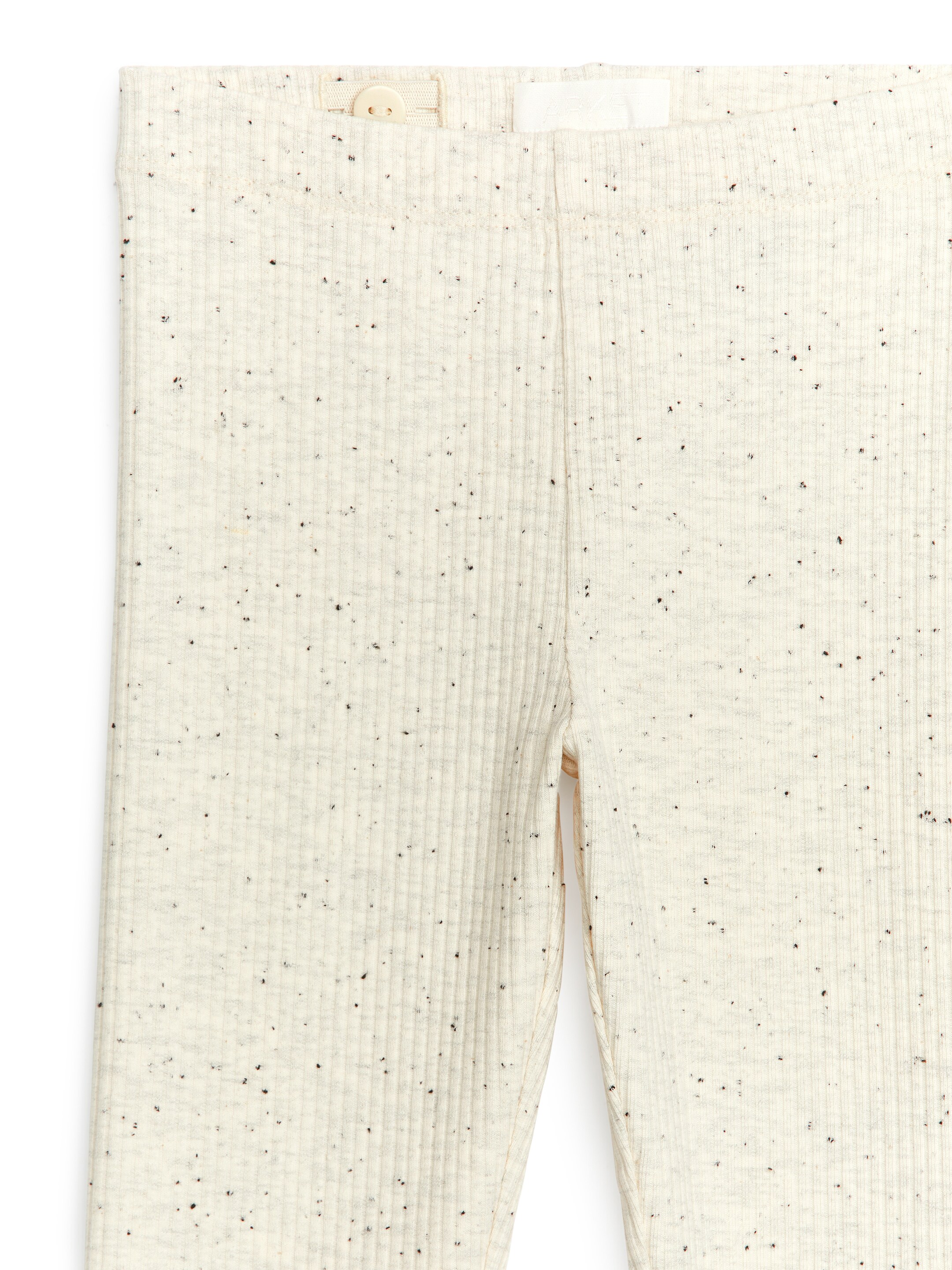 Zobraziť väčší obrázok: Rebrované legíny - Off White/Neps - DETI | H&M SK 3