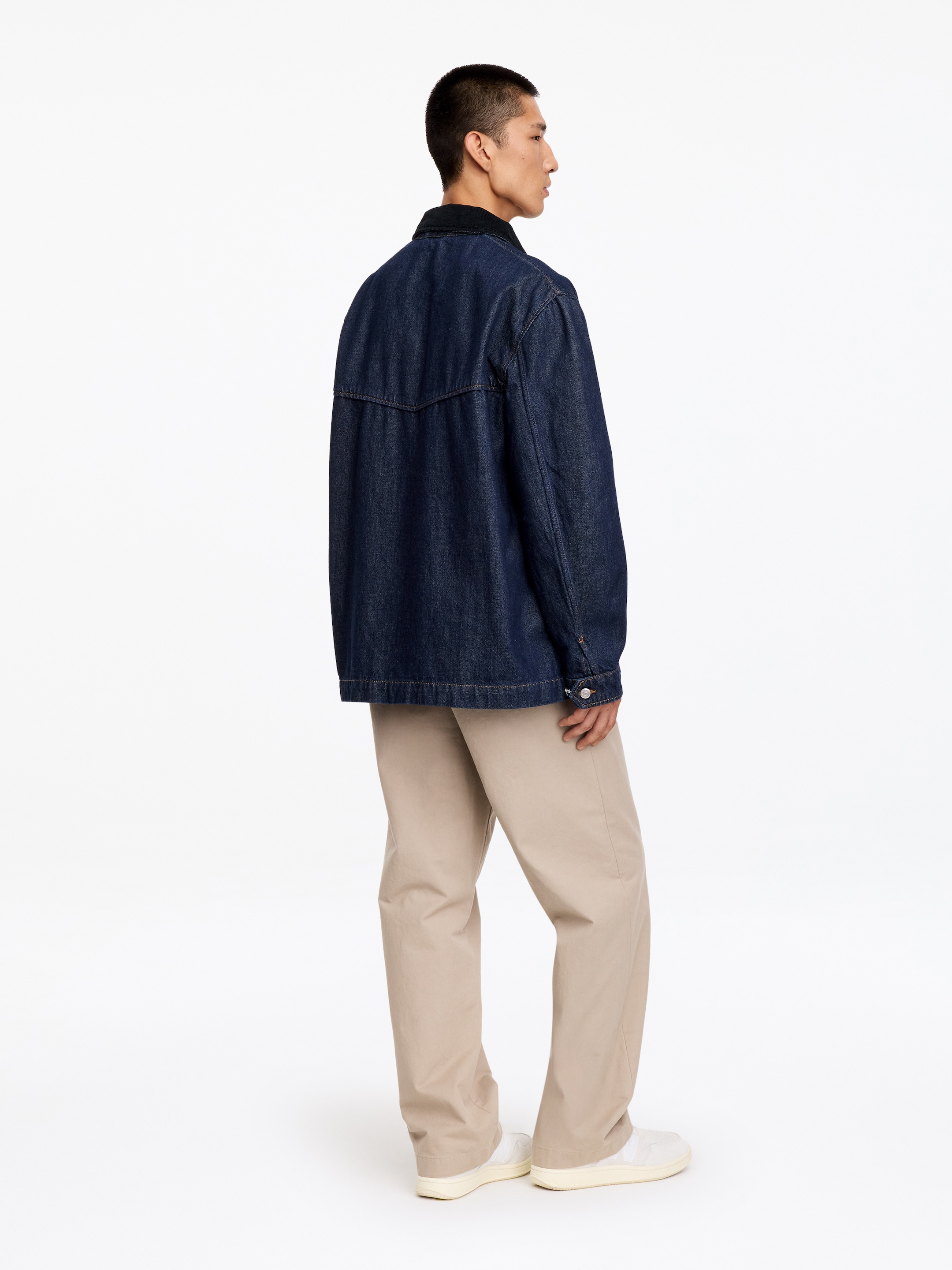 Chaqueta denim estilo ferroviario - Azul oscuro - Corte relajado - men - StillMedia/Lookbook - 2