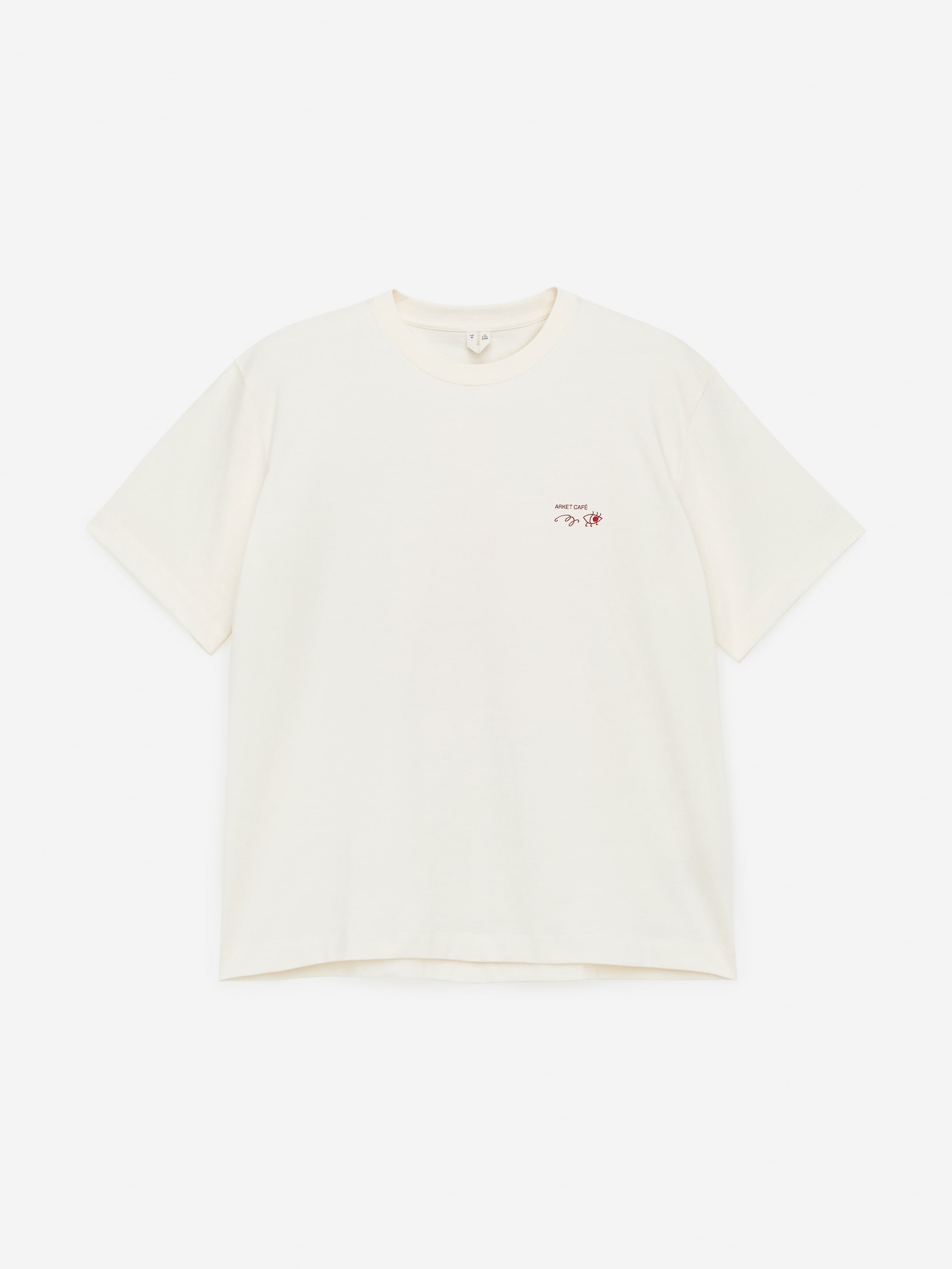 View larger image: ARKET CAFÉ Short-Sleeve T-Shirt - White - Men | H&M GB 1