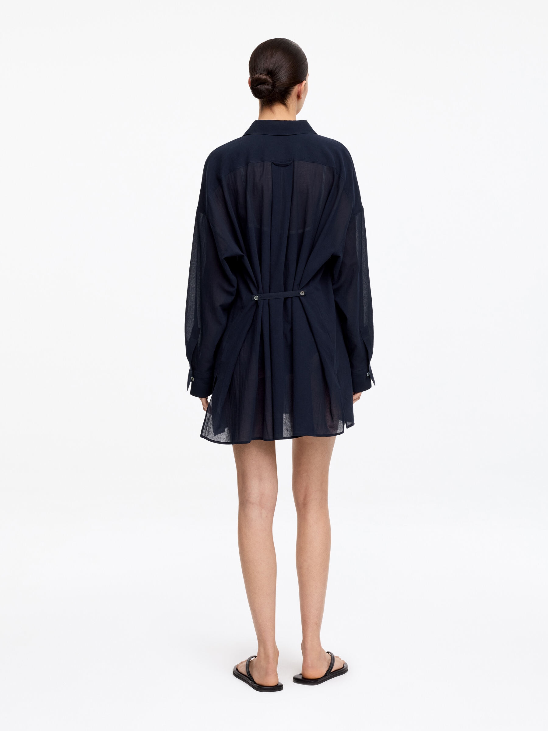Elongated Shirt-#0A041F-19592