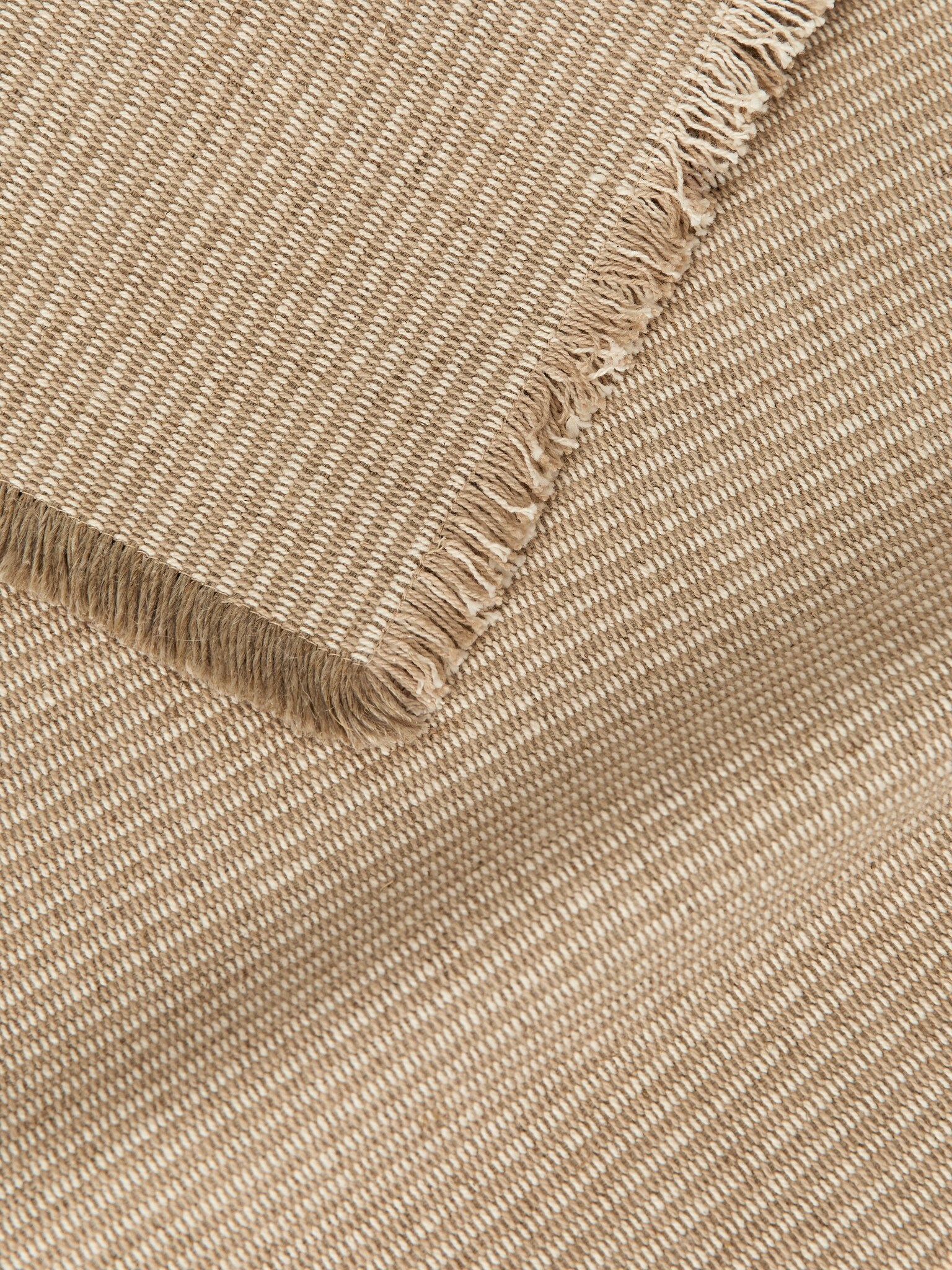 Bordstabletter i linneblandning, 2-pack - Beige/Mörkblå/Beige - 2