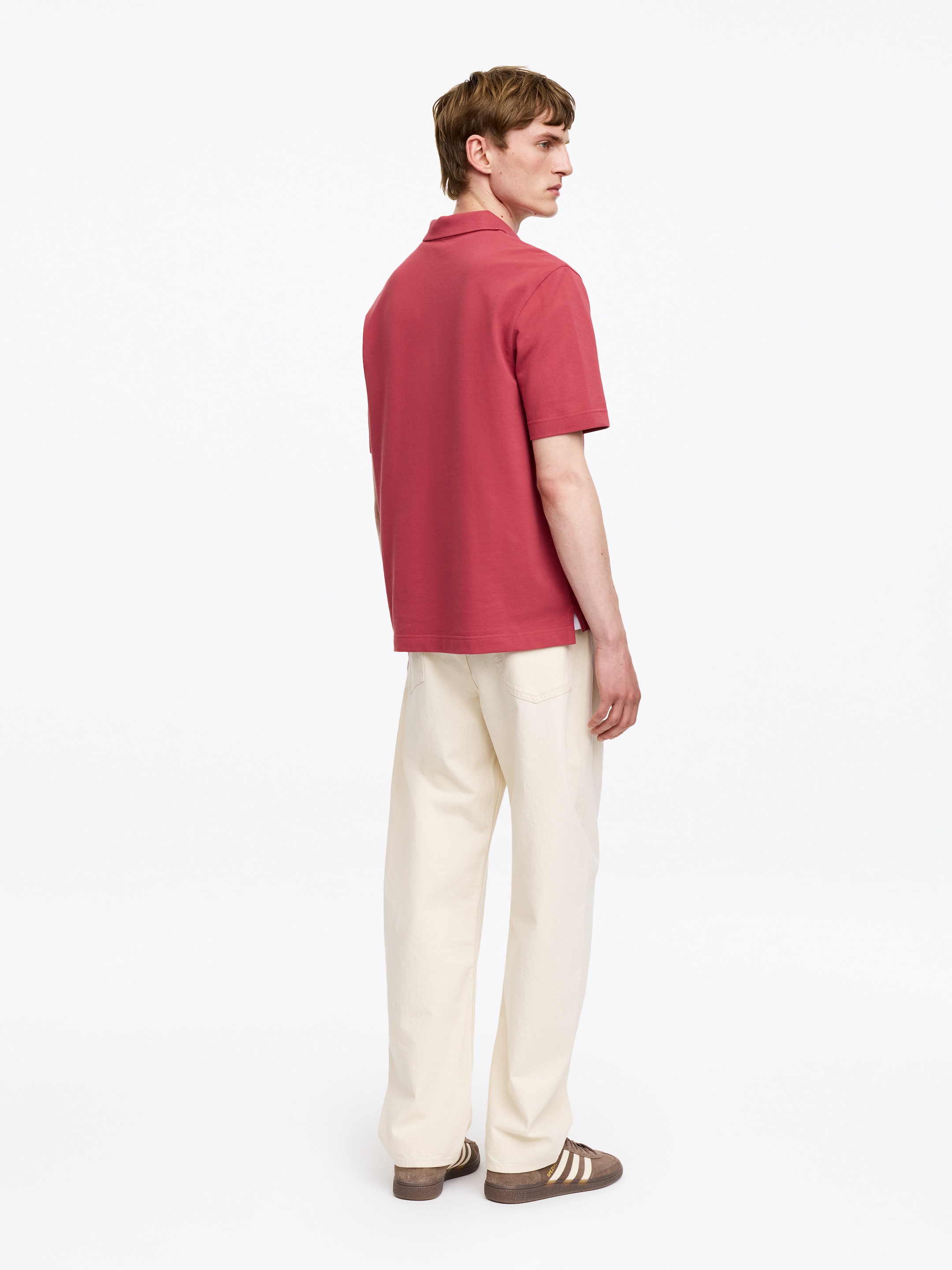 Pikee-Poloshirt - Himbeerrot - Regular Fit - Men - StillMedia/Lookbook - 2