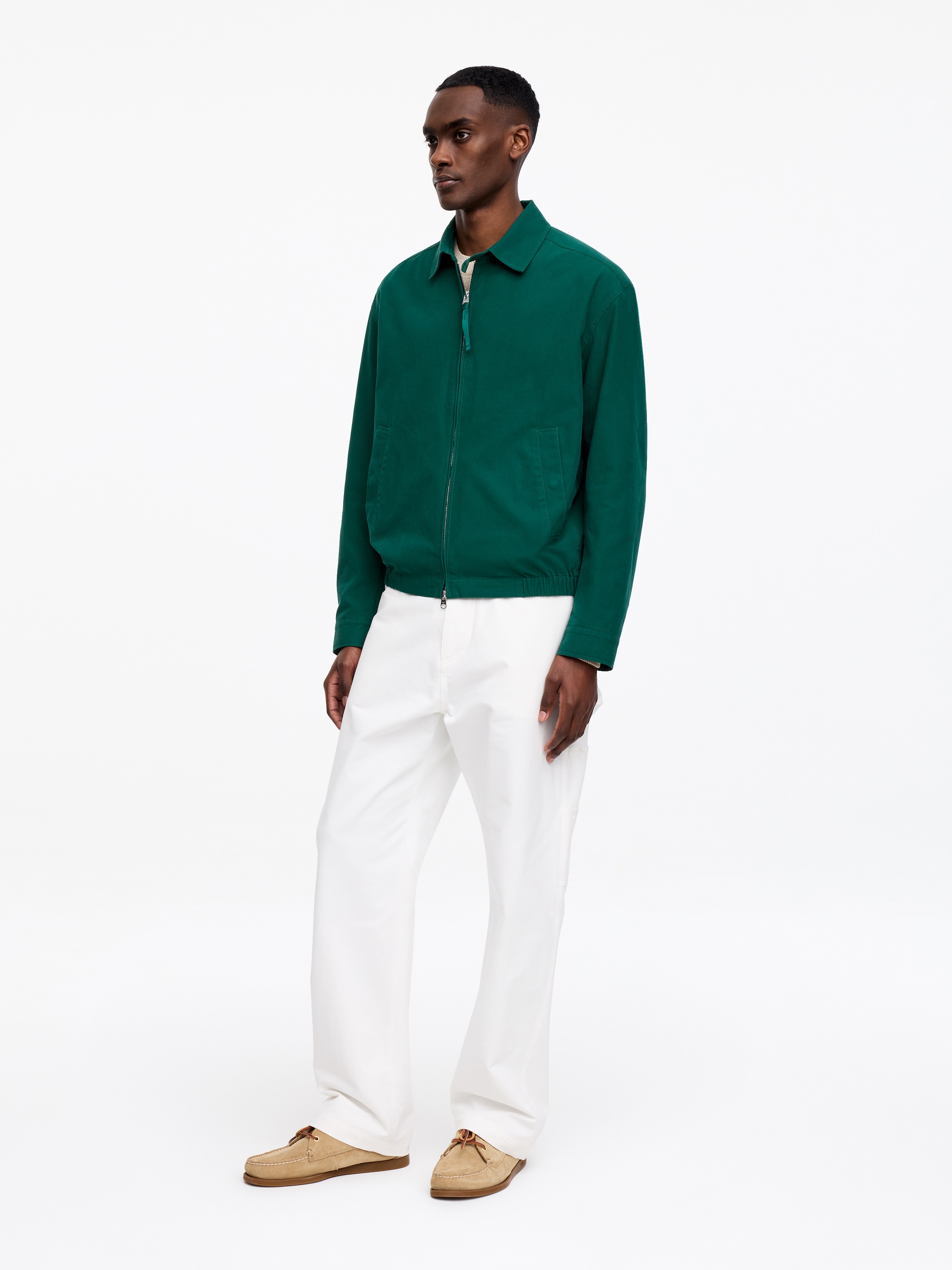 Cotton Blouson - Green - Regular fit - Men - StillMedia/Lookbook - 4
