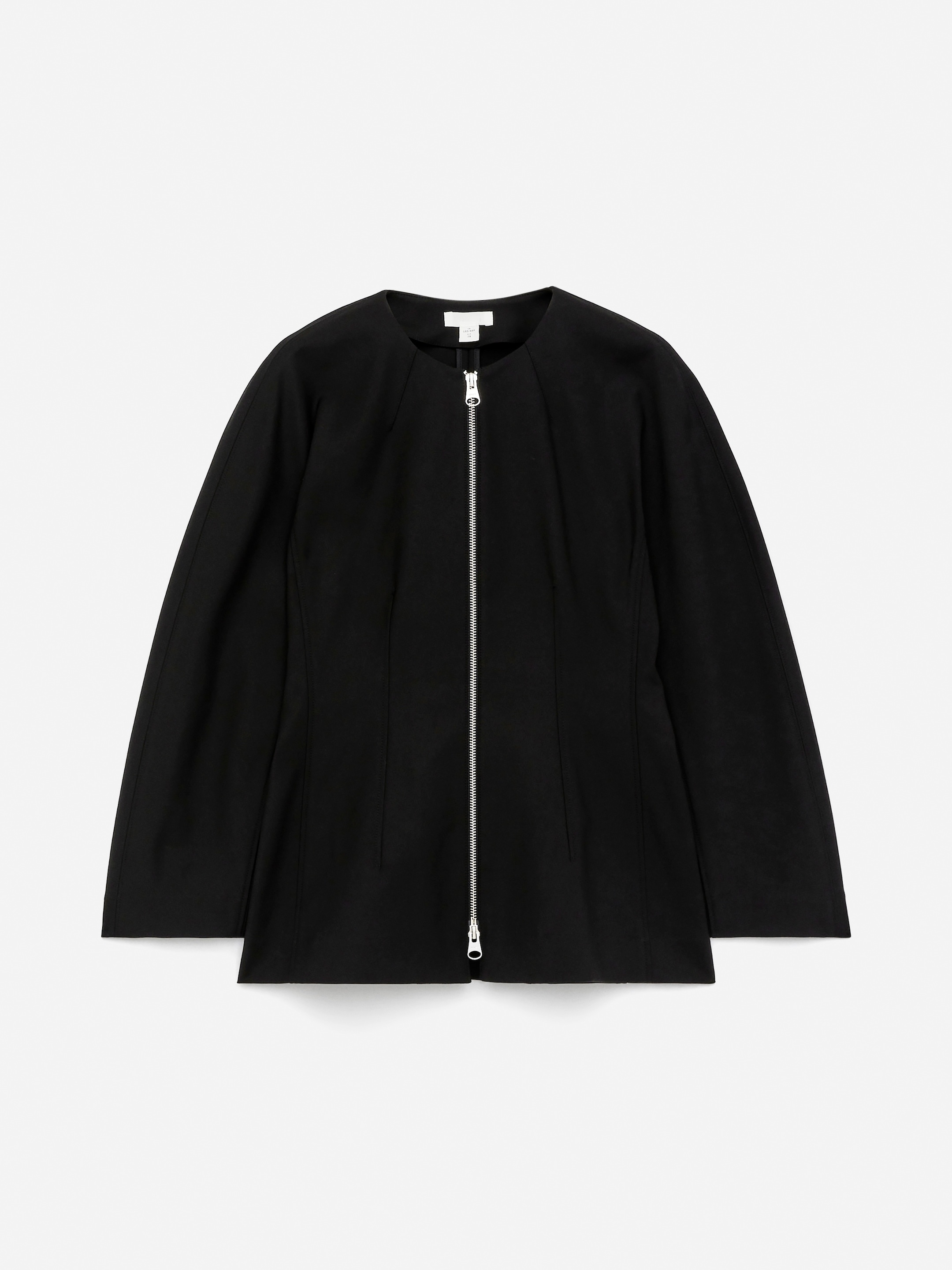 Haut péplum zippé-Black-16863
