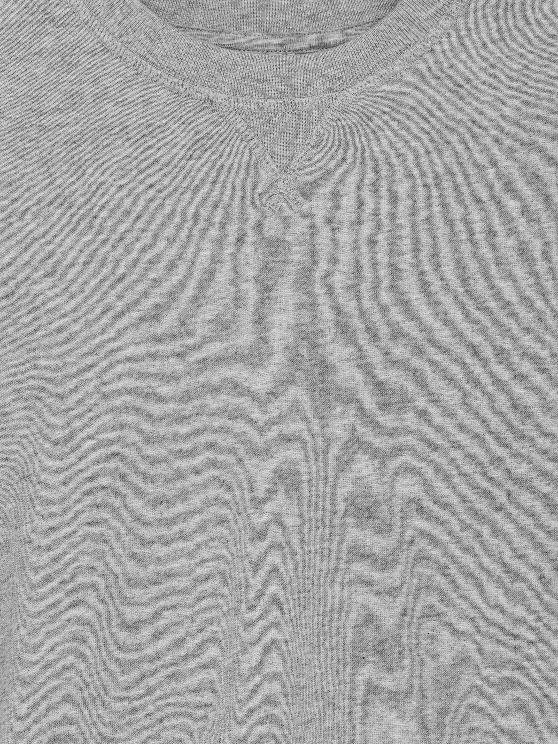 French Terry Sweatshirt - Grey Melange - Regular fit - Children - StillMedia/DescriptiveDetail - 3