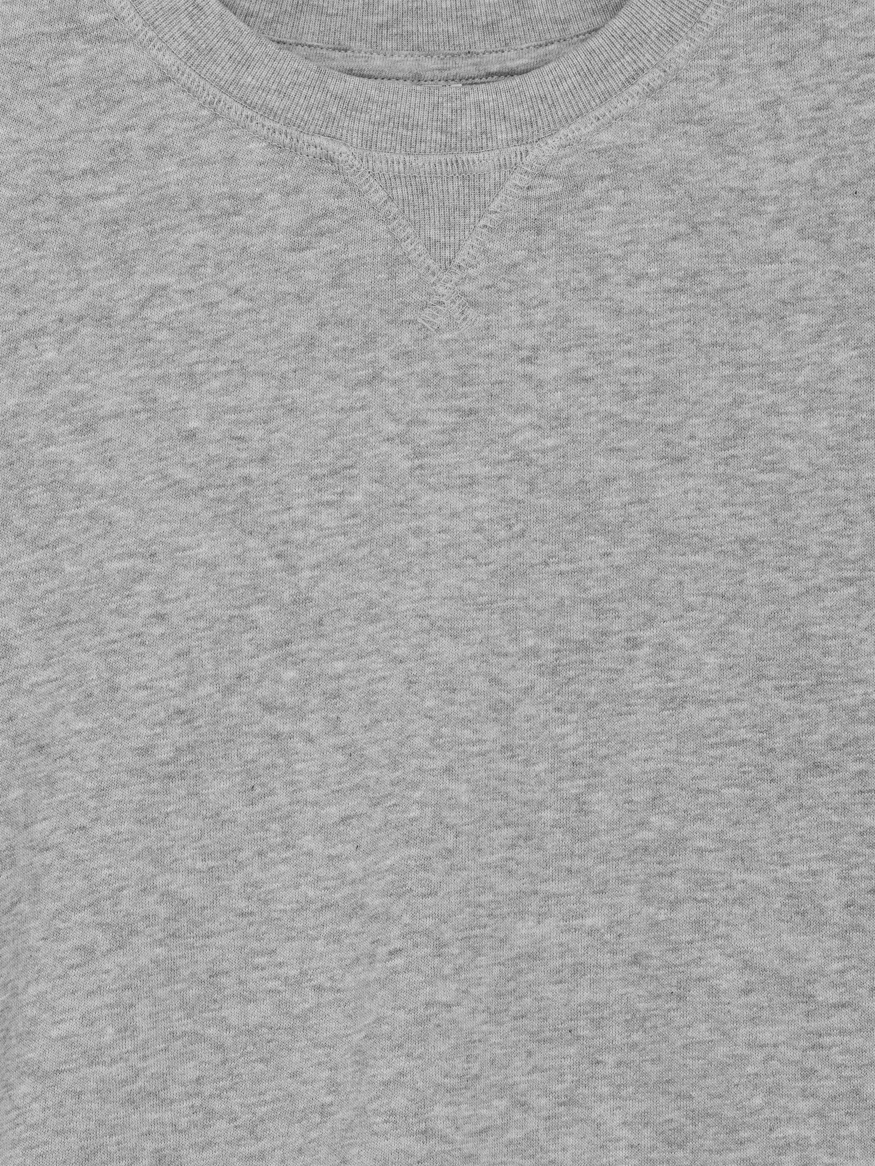 Sweat en tissu éponge - Gris chiné - Regular fit - Enfant - StillMedia/DescriptiveDetail - 3