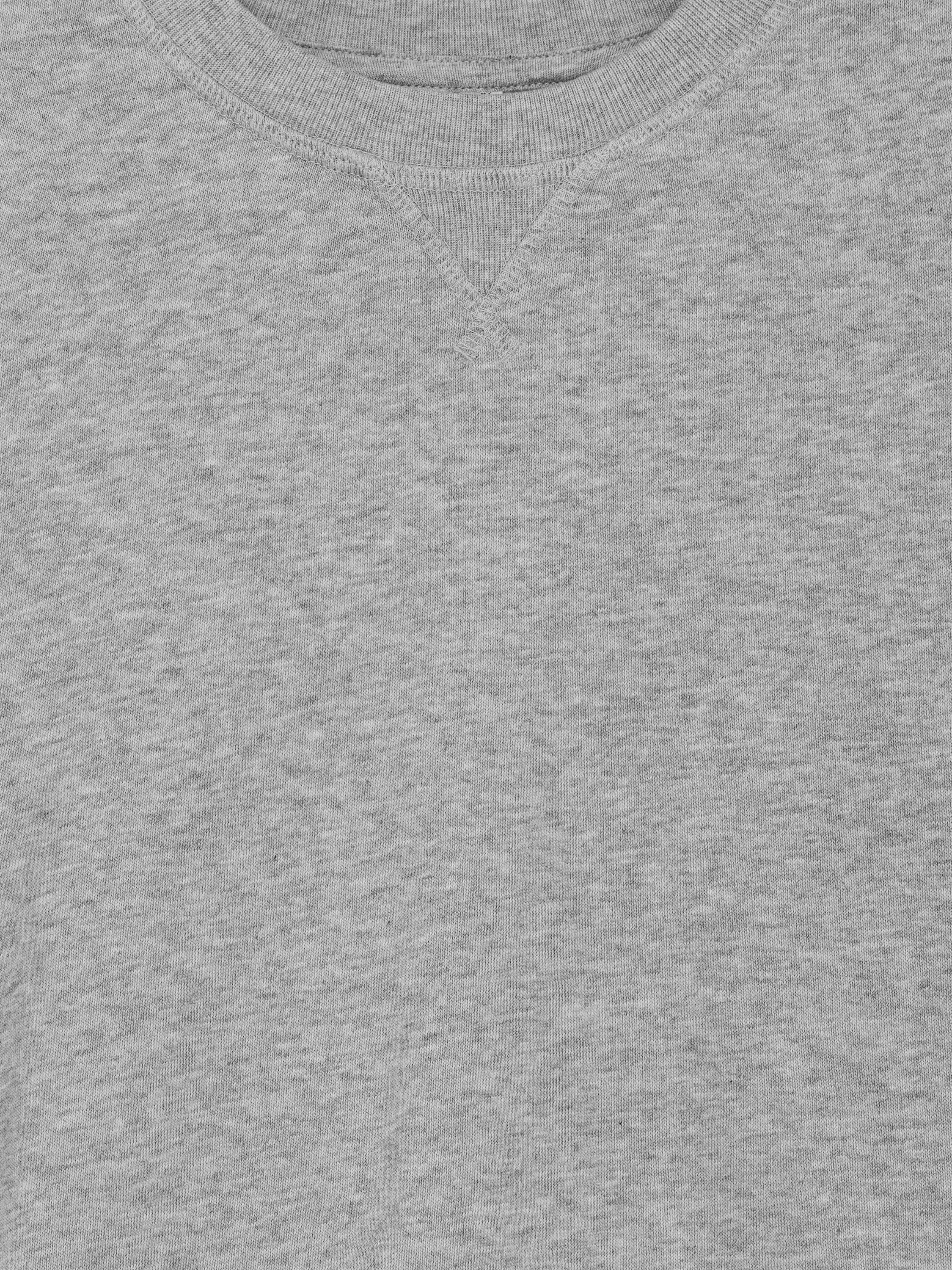 French Terry Sweatshirt - Grey Melange - Regular fit - Children - StillMedia/DescriptiveDetail - 3