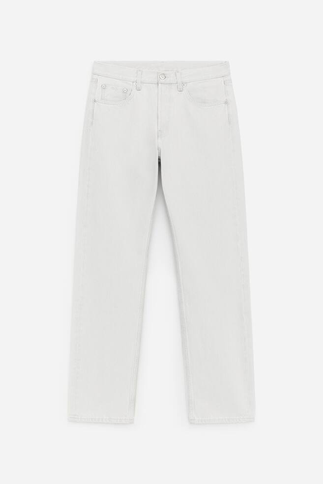 SNOW Straight Jeans - Cremeweiß/Mittelblau/Weiß - 1