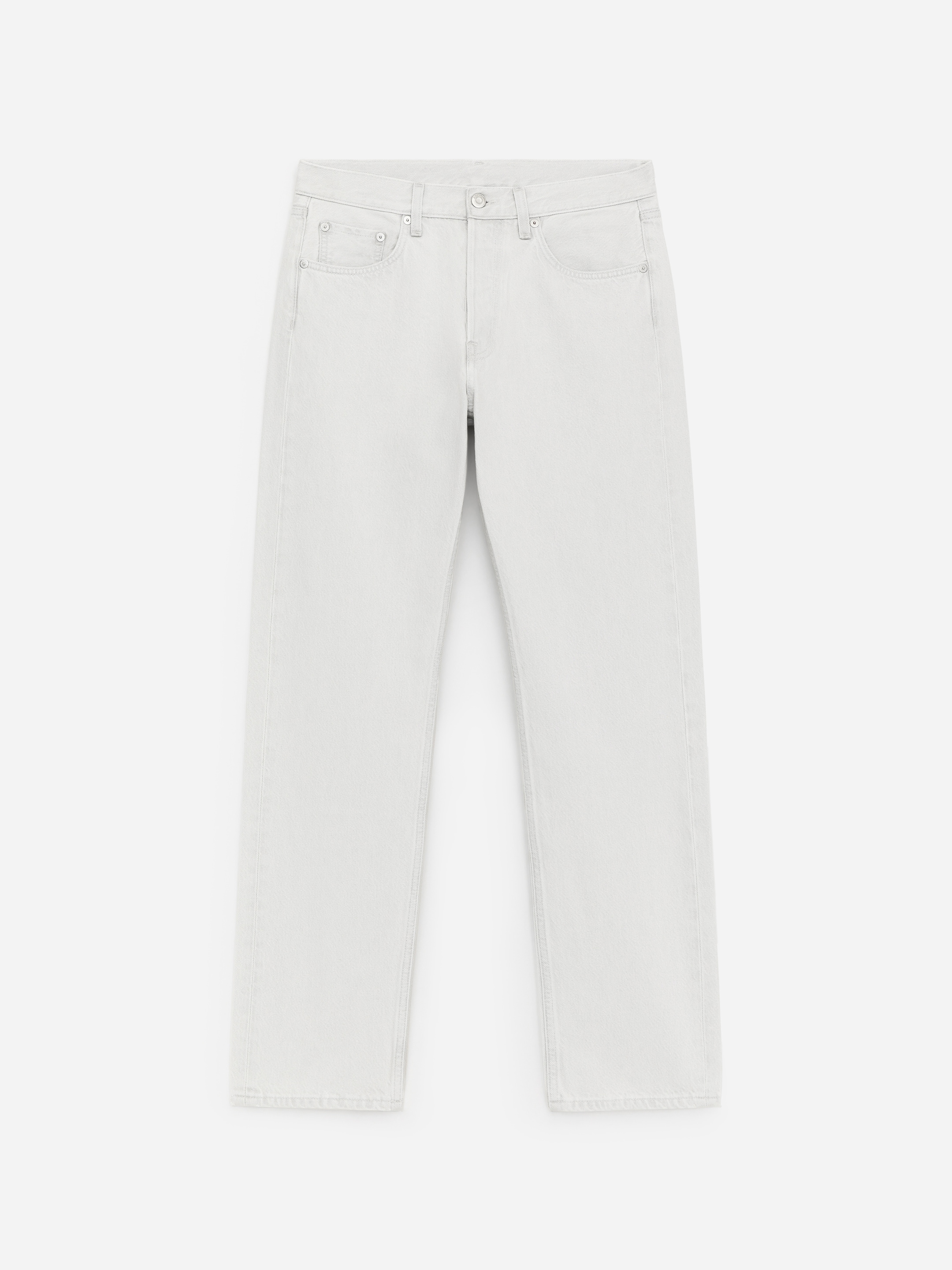 SNOW Straight Jeans-White-18022