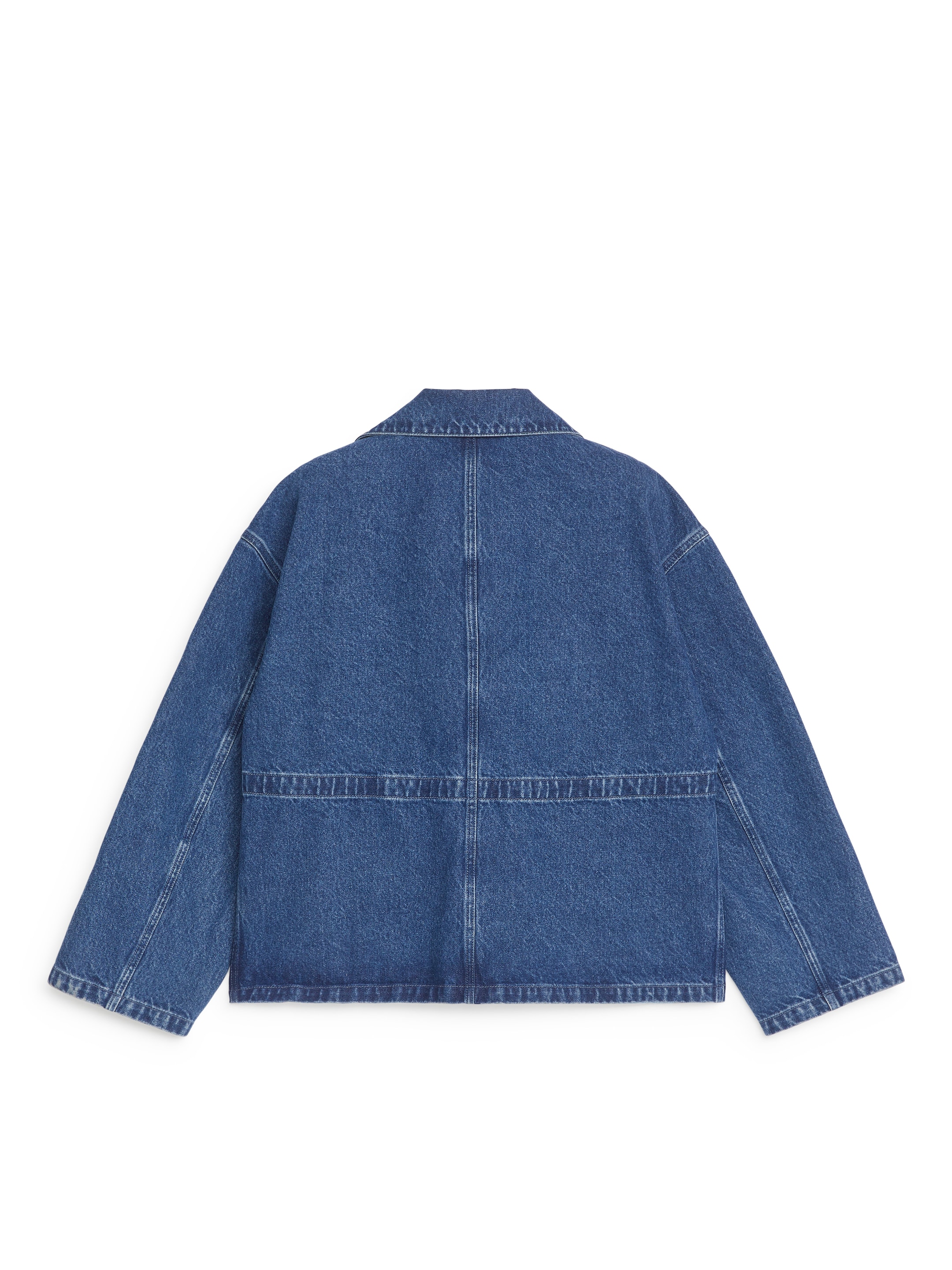 Utility Denim Jacket - Blue - Regular fit - Women - StillMedia/DescriptiveStillLife - 3