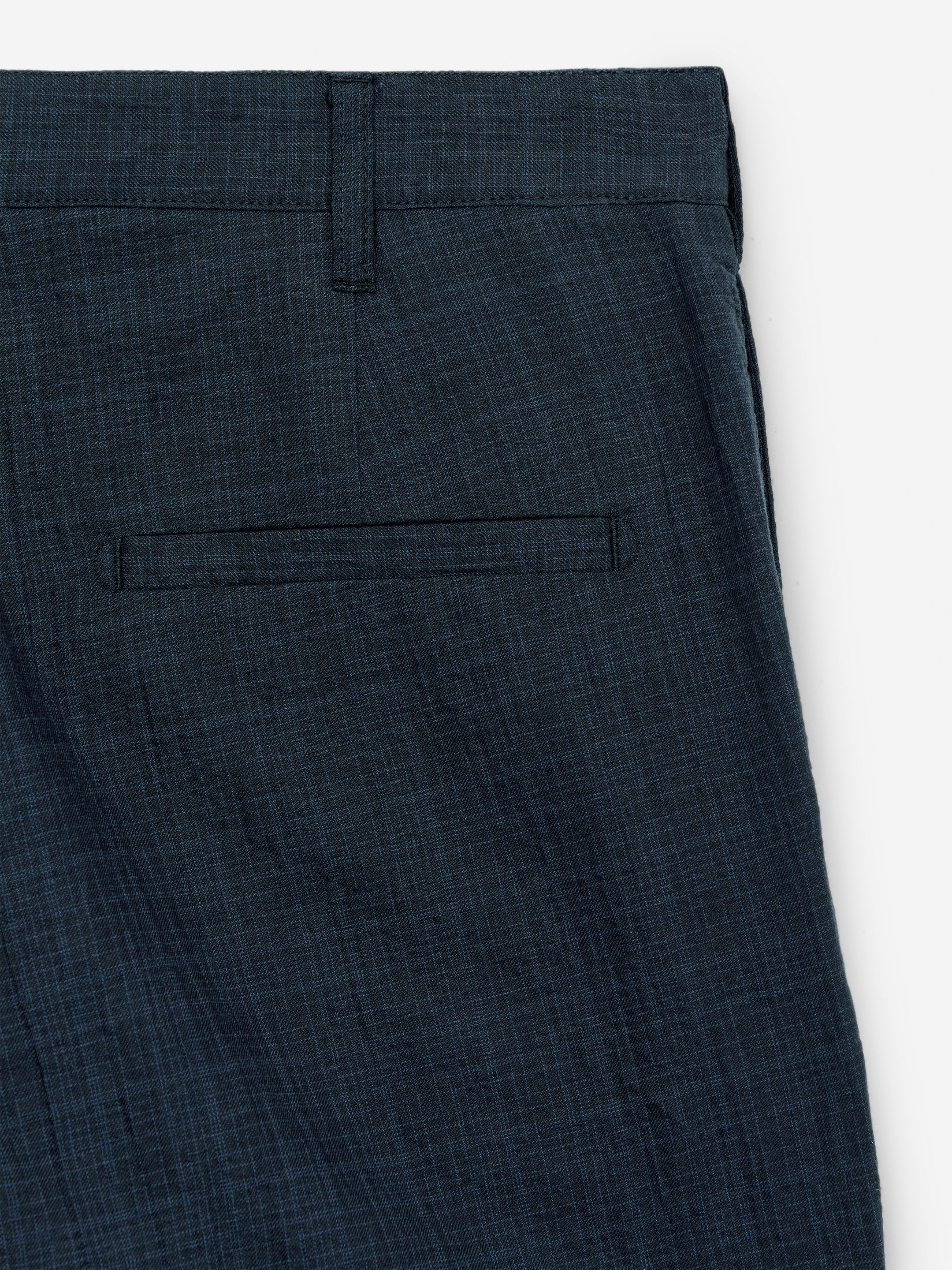 Hose aus Seersucker - Dunkelblau - Relaxed Fit - Herren - StillMedia/DescriptiveDetail - 8