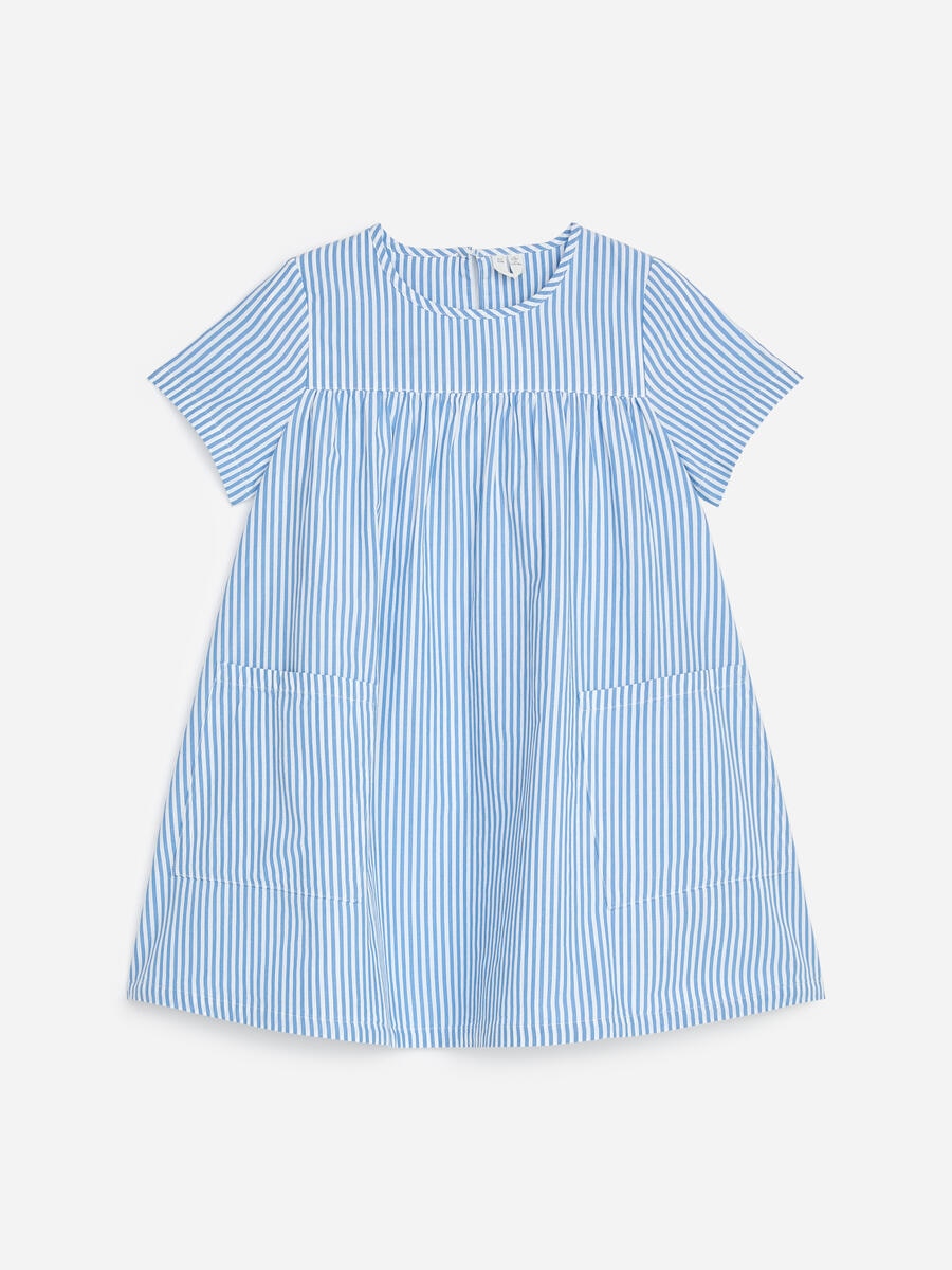 ARKET Girls  Cotton Dress Blue,  size 104