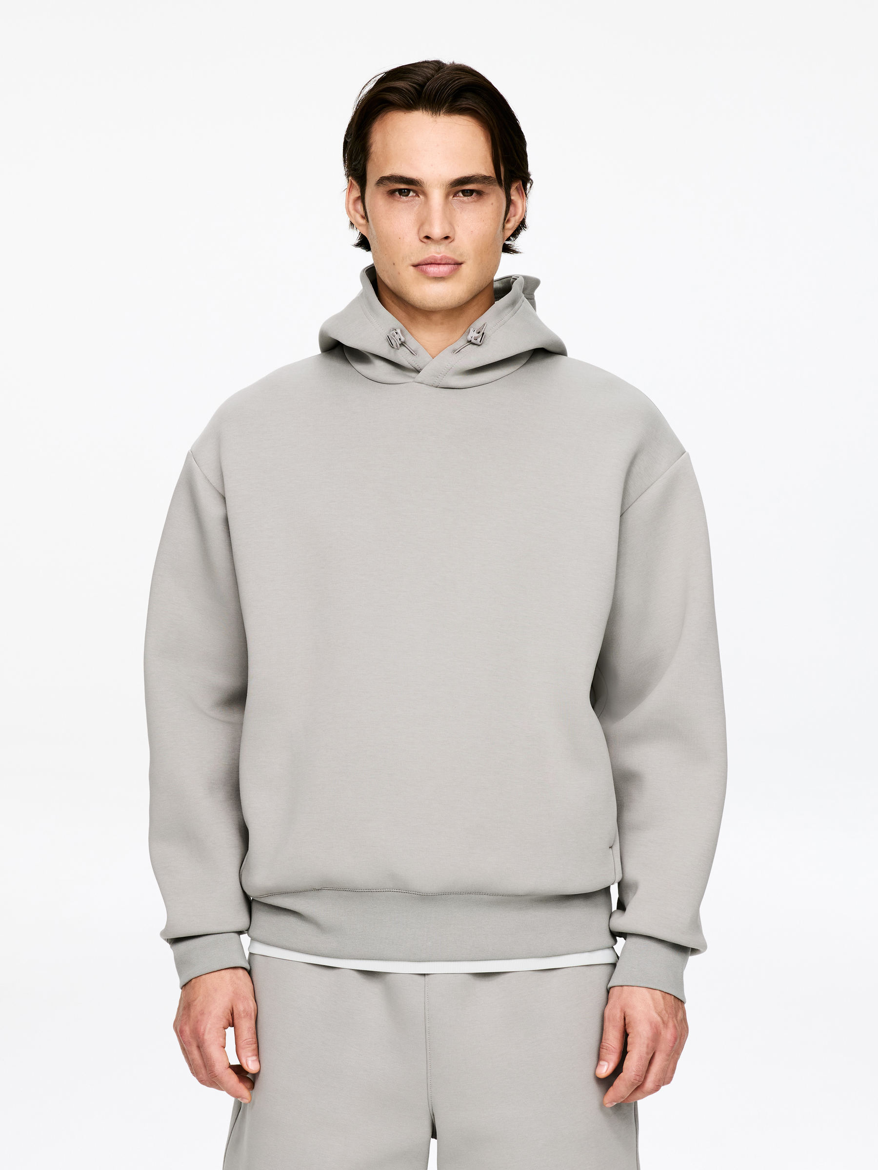 Bluza z kapturem-#7C7772-18207