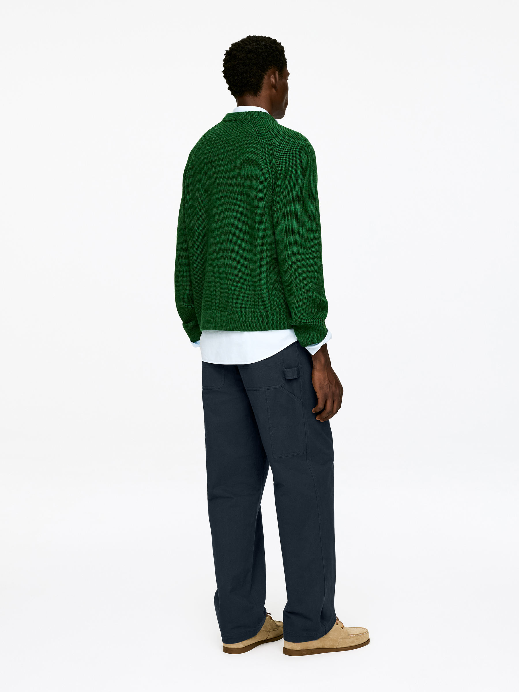 Lockere Canvas-Hose - Dunkelblau - Relaxed Fit - Herren - StillMedia/Lookbook - 3