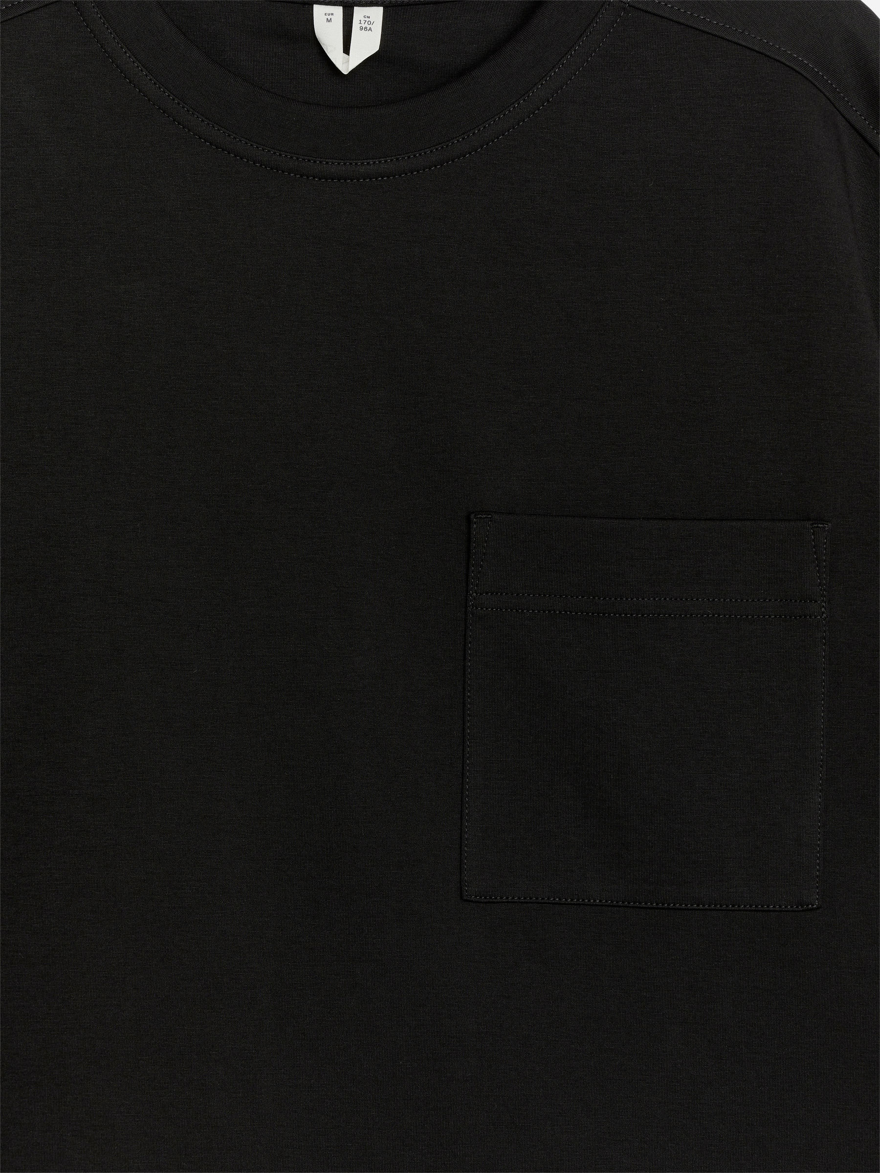 Vestido camiseta de algodón - Negro - Corte holgado - Women - StillMedia/DescriptiveDetail - 2