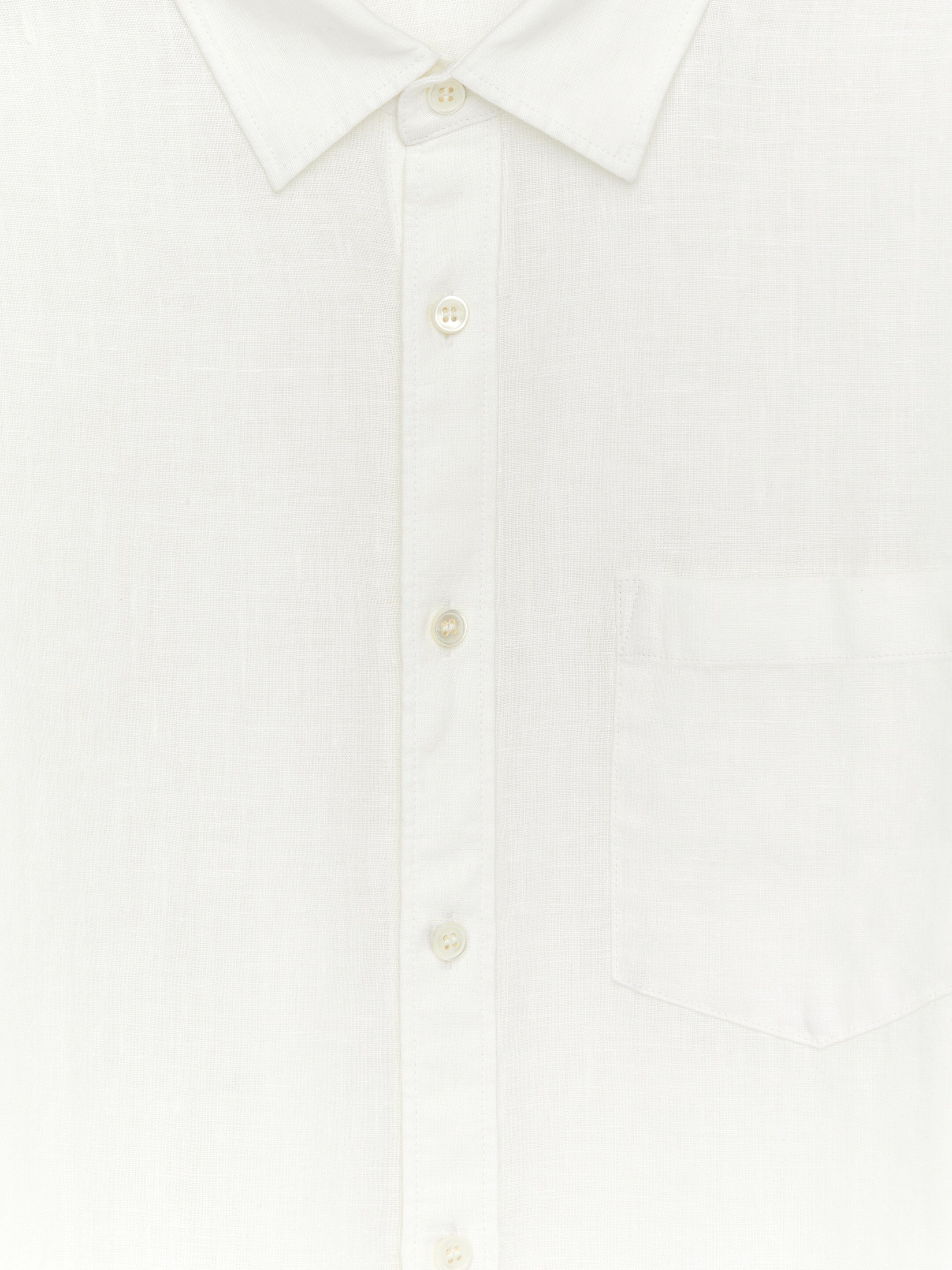 Größeres Bild anzeigen: Leinenhemd mit normaler Passform - Weiß - Men | H&M AT 2