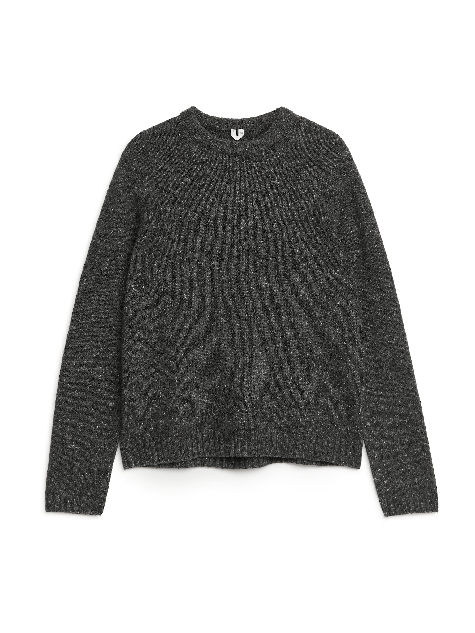 Jersey en mezcla de lana y alpaca - Gris oscuro jaspeado/Burdeos/Beige jaspeado/Azul oscuro/Gris jaspeado