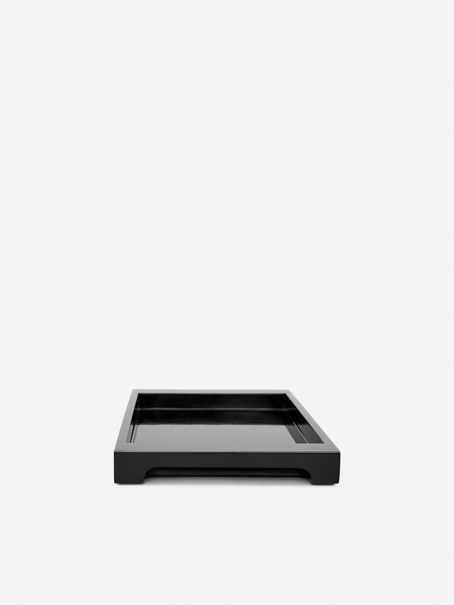 Lacquered Tray 39x20 cm - Black - 3