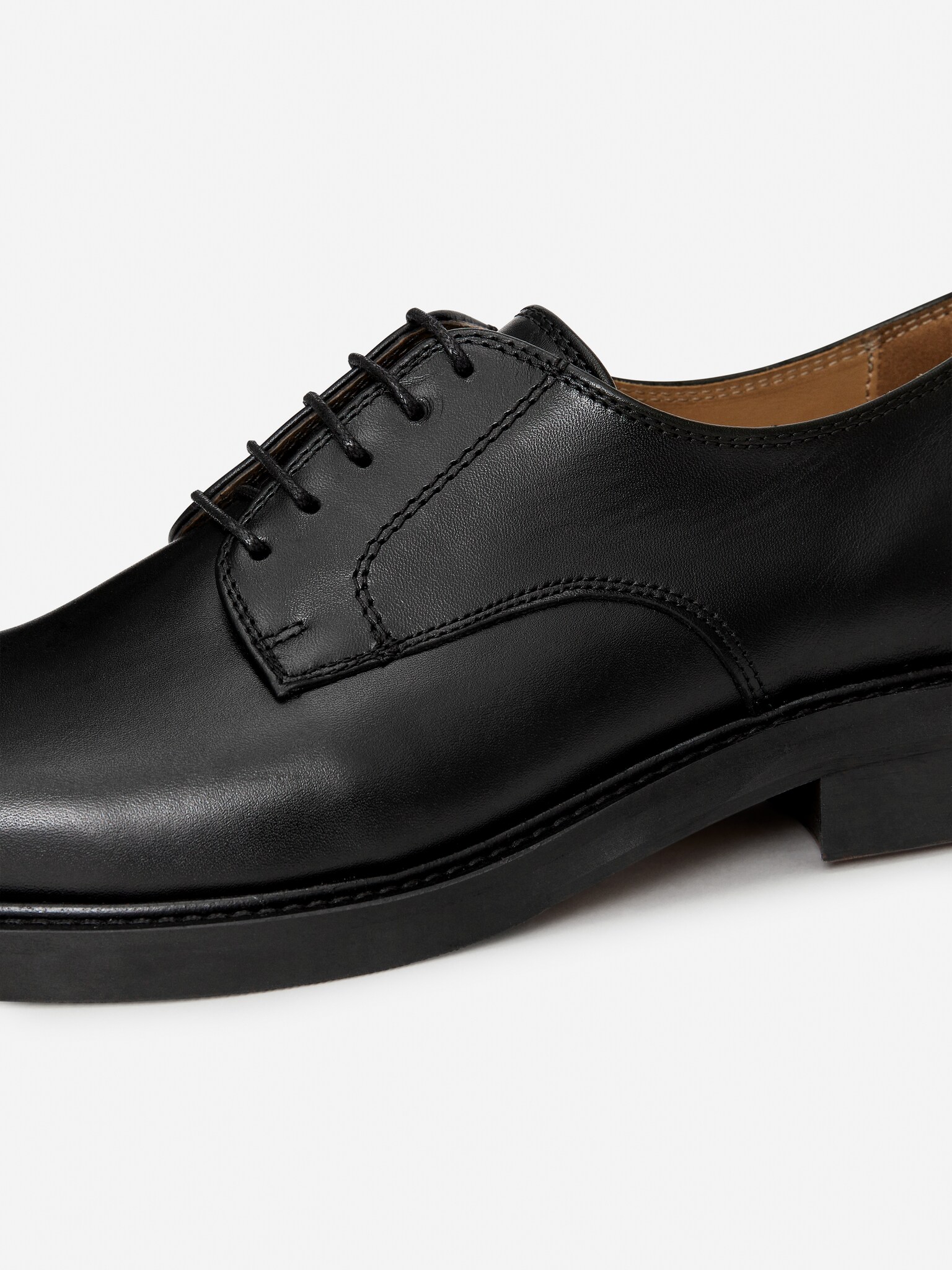 Derbys en cuir - Noir - 4