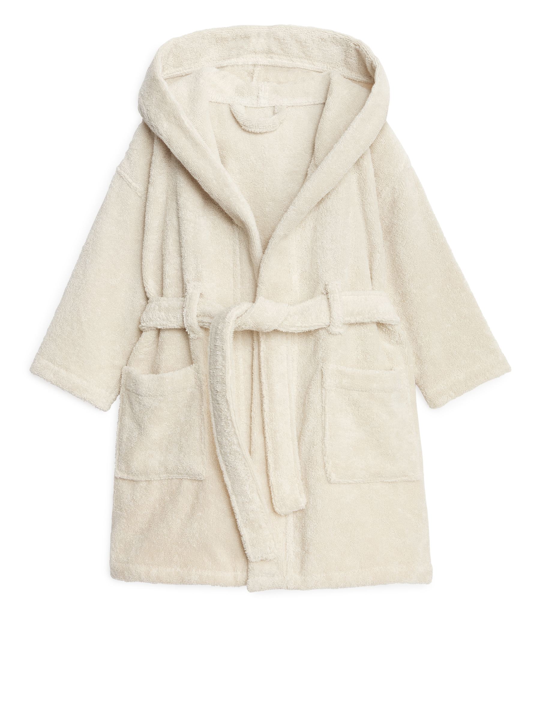 Accappatoio in spugna di cotone - Off White - Regular fit - Children - StillMedia/DescriptiveStillLife - 1