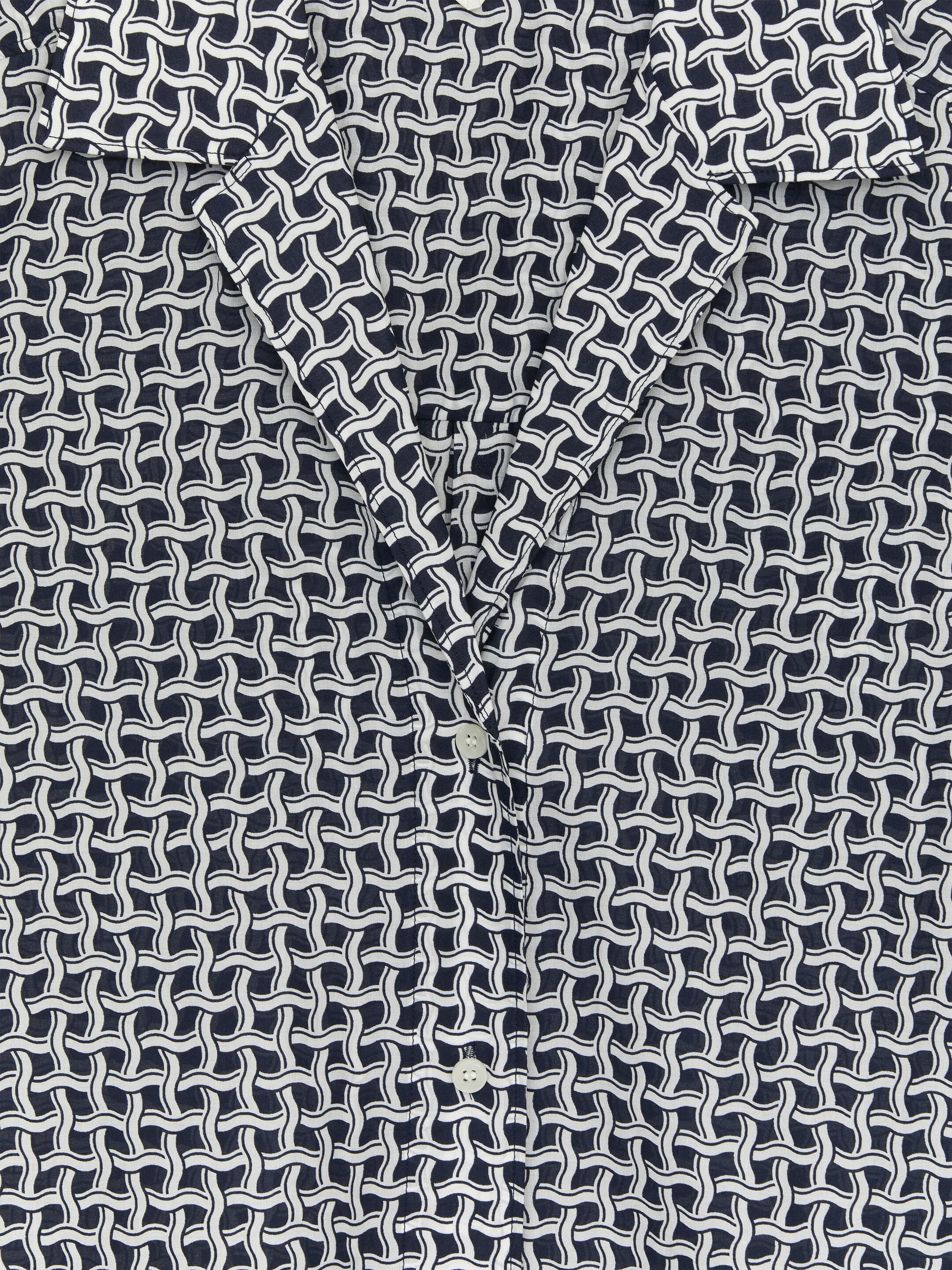 Visualizza immagine più grande: Camicia con stampa - Blu scuro/Bianco - DONNA | H&M IT 7
