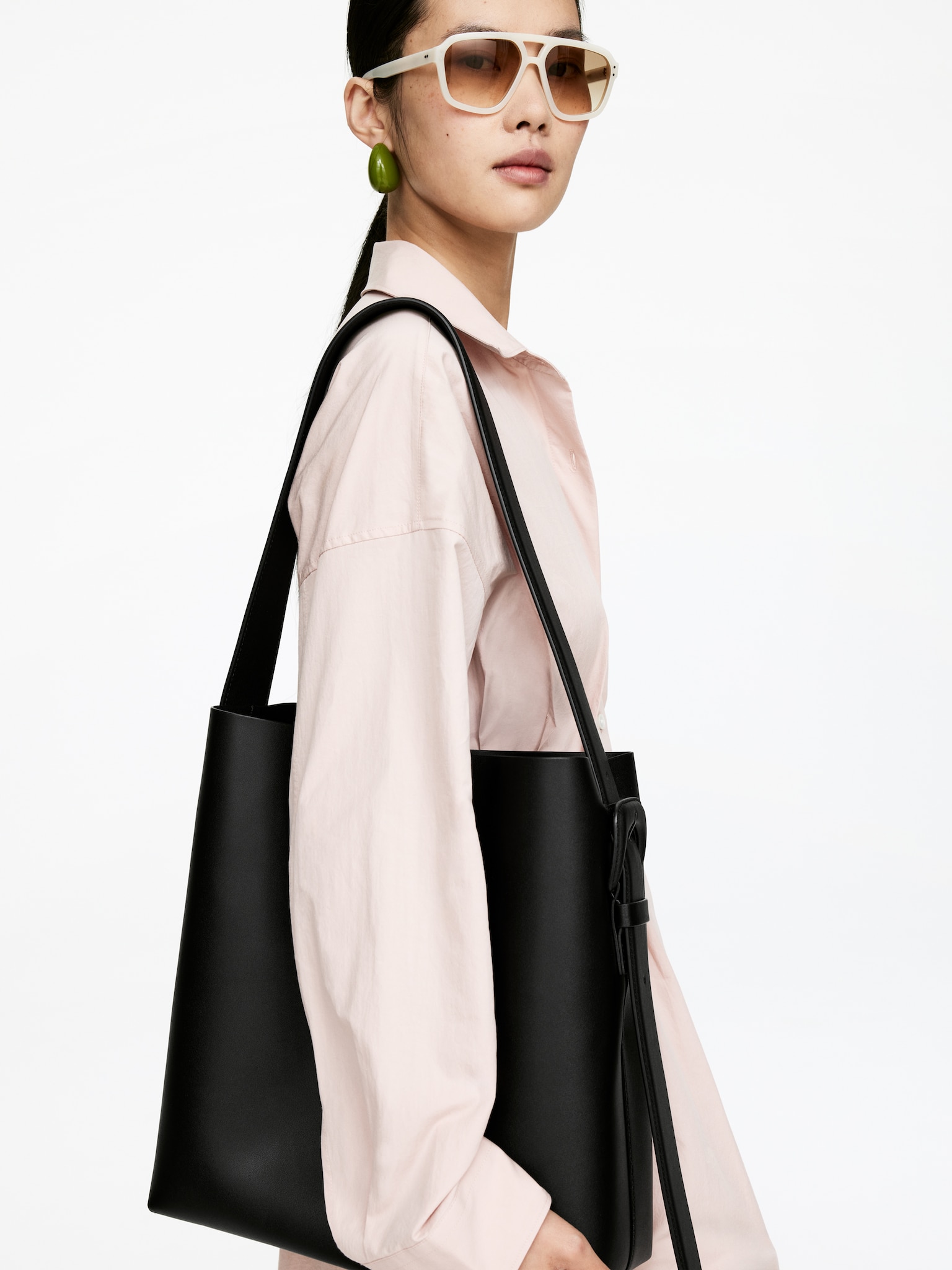 Tote Bag - Black/Dark Brown