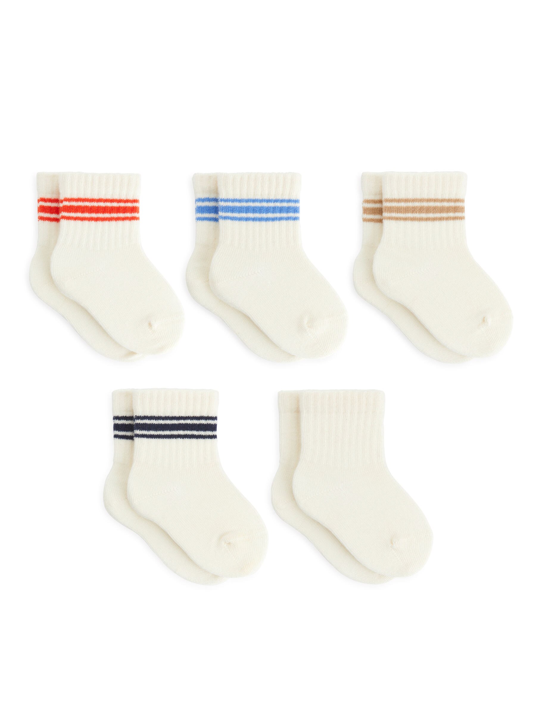 Socken, 5er-Pack - Weiß/mehrfarbig - Kinder - StillMedia/DescriptiveStillLife - 2